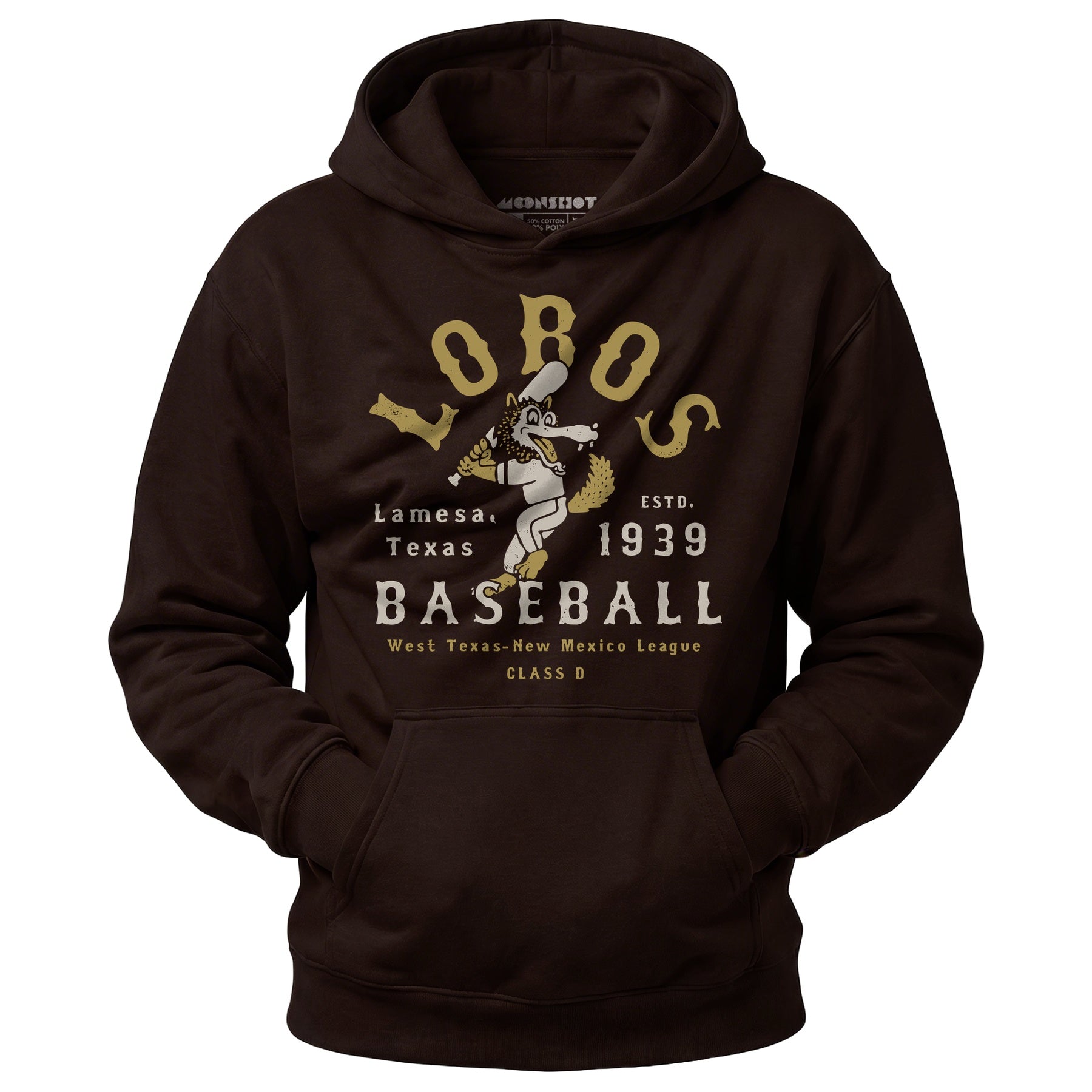 Lamesa Lobos - Texas - Vintage Defunct Baseball Teams - Unisex Hoodie