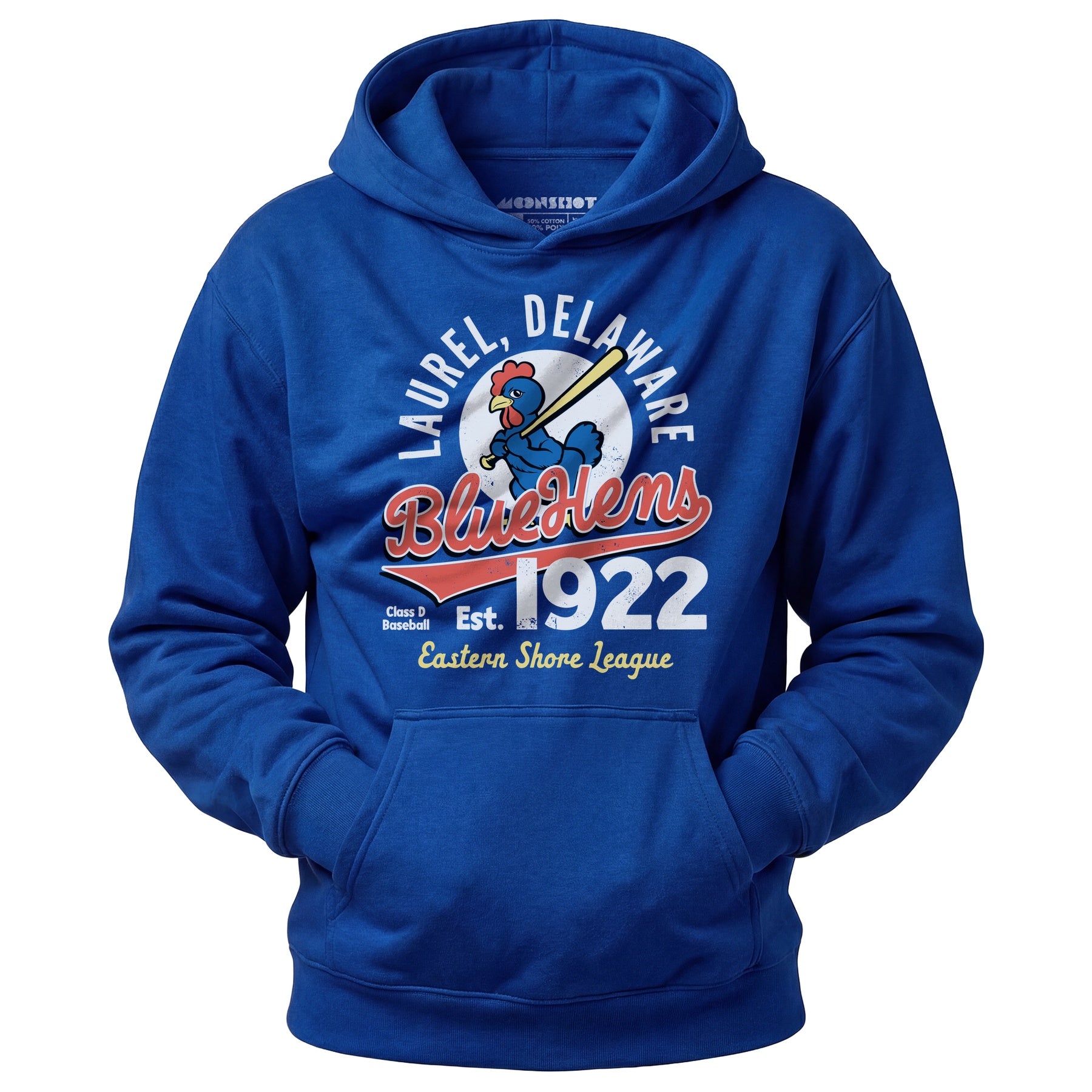 Laurel Blue Hens - Delaware - Vintage Defunct Baseball Teams - Unisex Hoodie