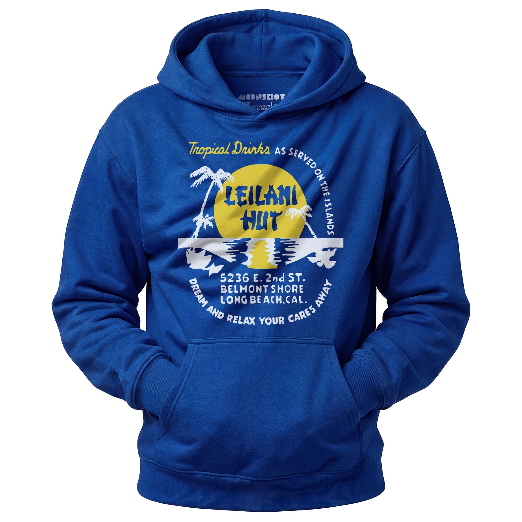Leilani Hut - Long Beach, CA - Vintage Tiki Bar - Unisex Hoodie
