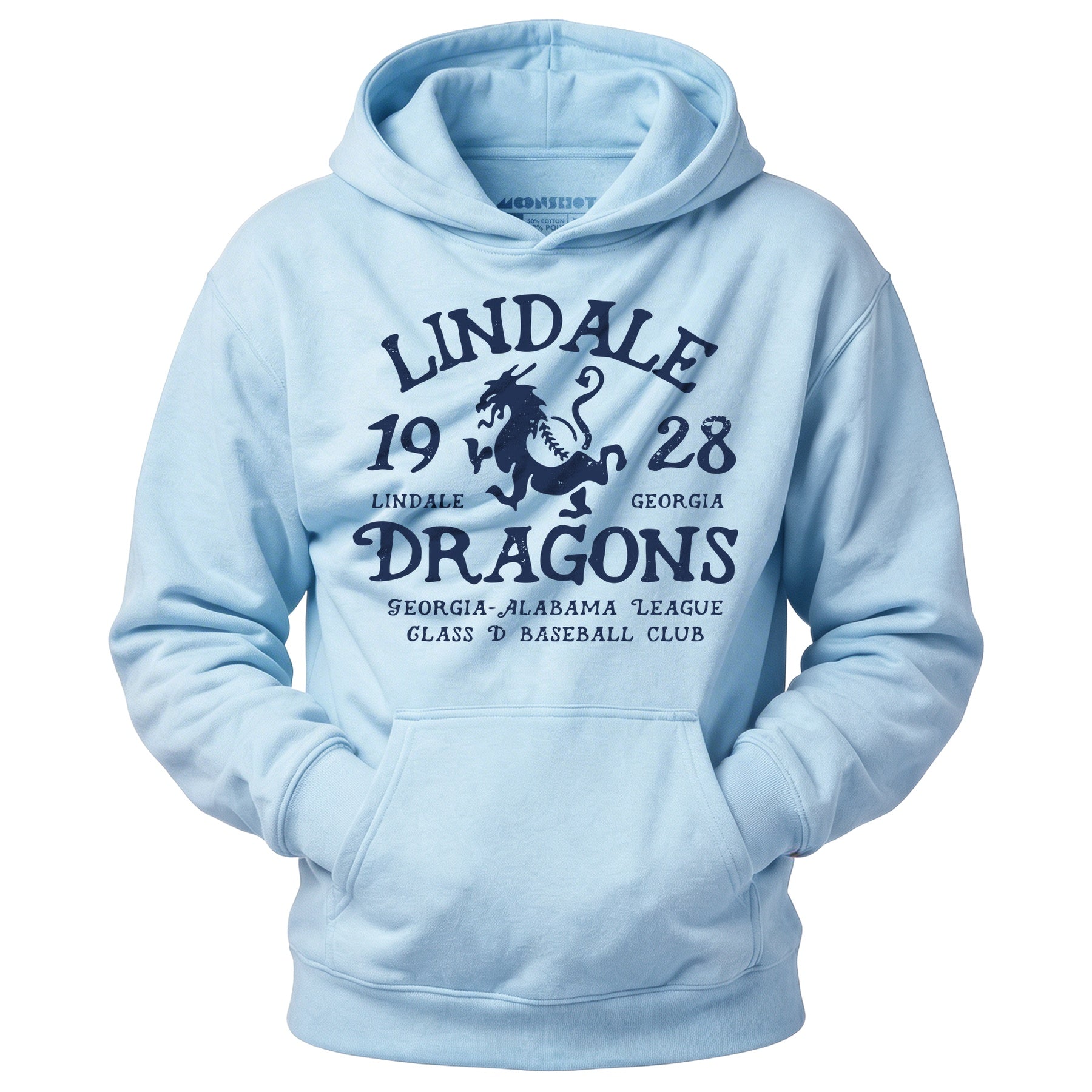 Lindale Dragons - Georgia - Vintage Defunct Baseball Teams - Unisex Hoodie