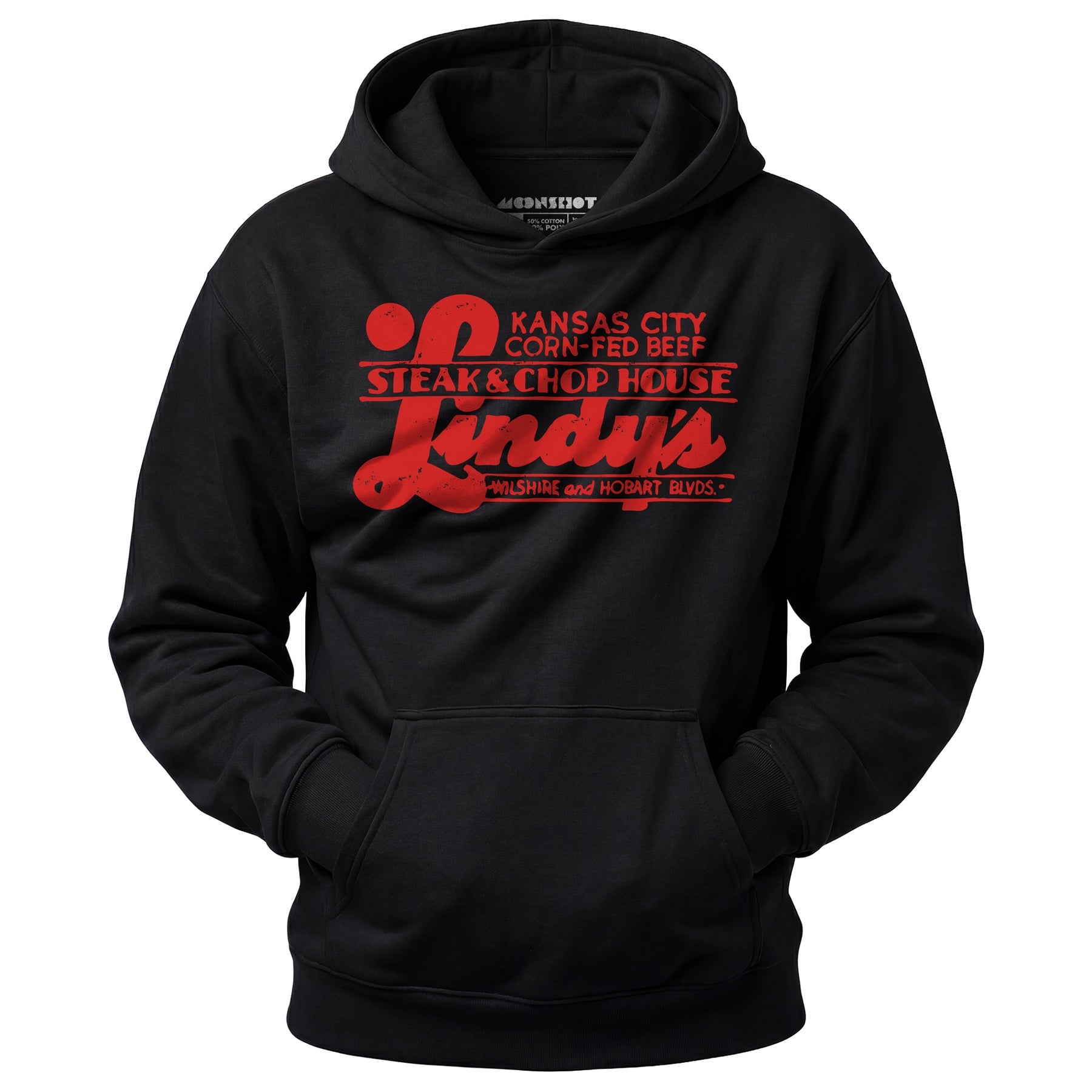 Lindy's Steak & Chop House - Los Angeles, CA - Vintage Restaurant - Unisex Hoodie