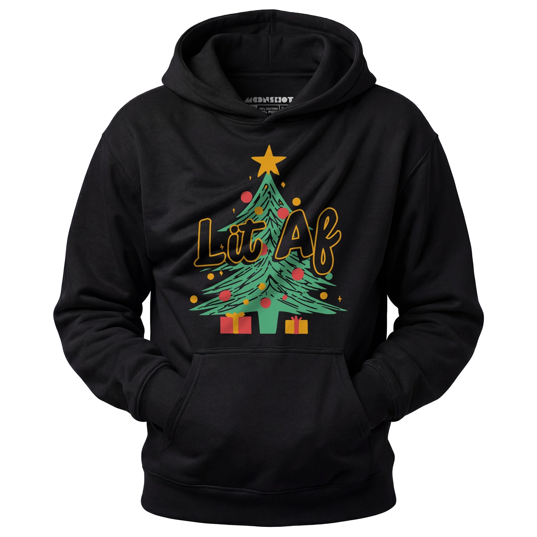 Lit AF Christmas Tree - Unisex Hoodie