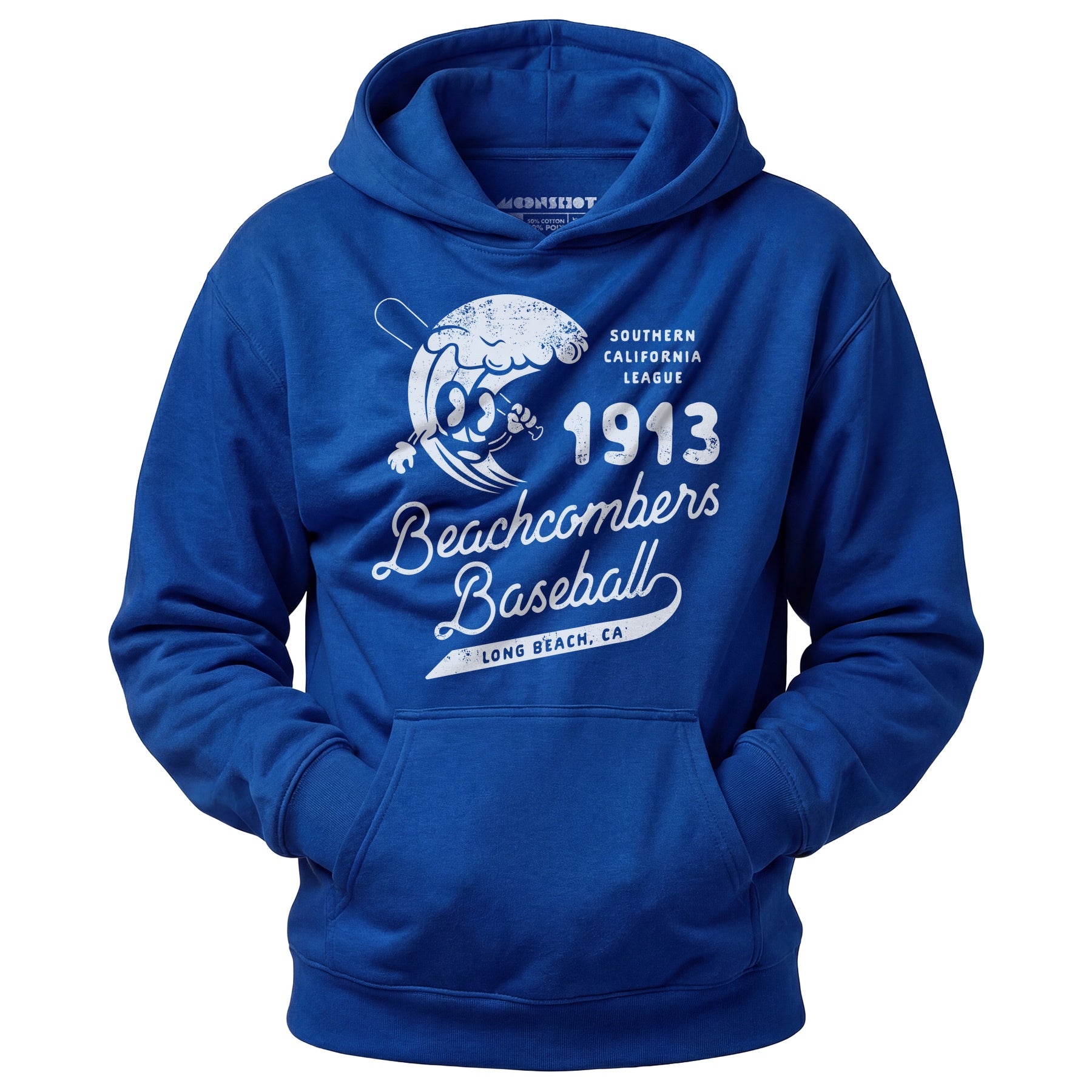 Long Beach Beachcombers - California - Vintage Defunct Baseball Teams - Unisex Hoodie