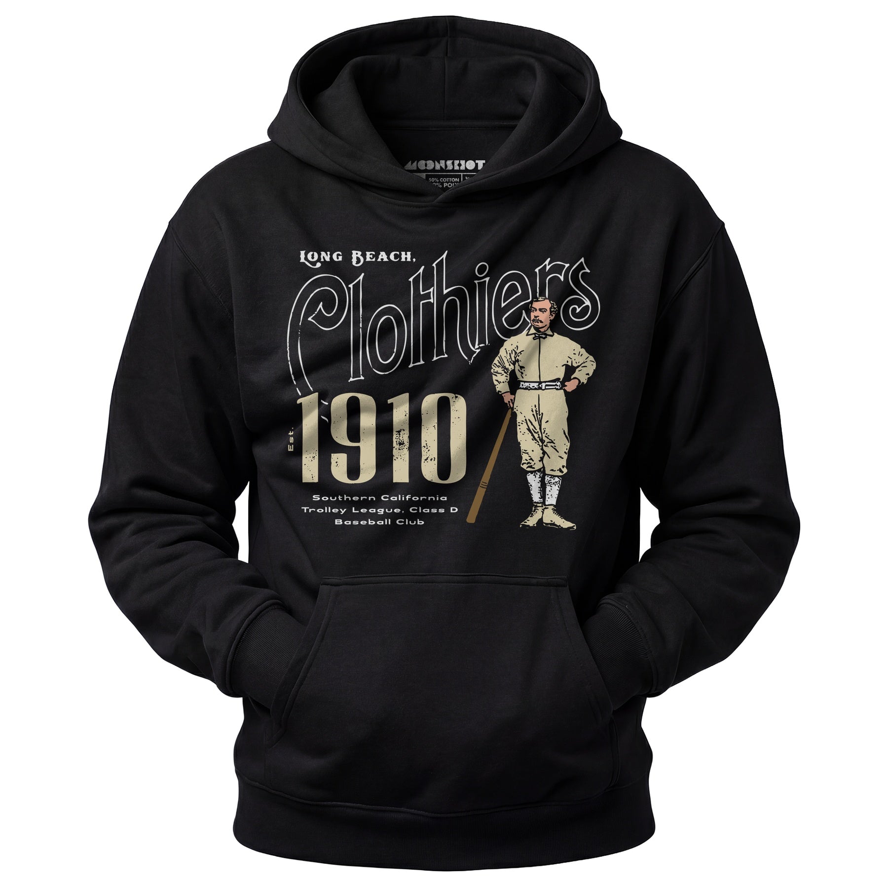 Long Beach Clothiers - California - Vintage Defunct Baseball Teams - Unisex Hoodie