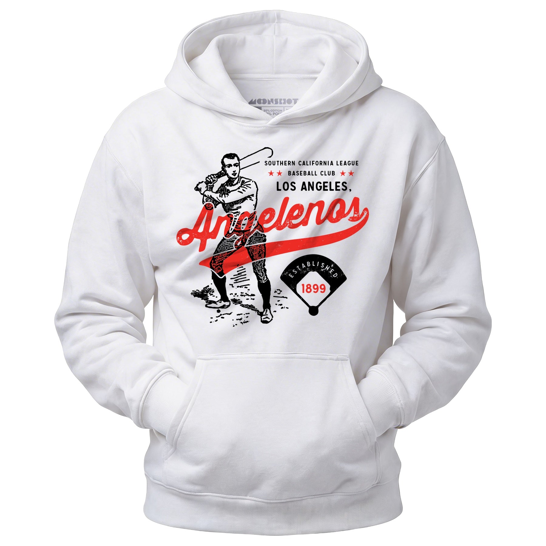 Los Angeles Angelenos - California - Vintage Defunct Baseball Teams - Unisex Hoodie