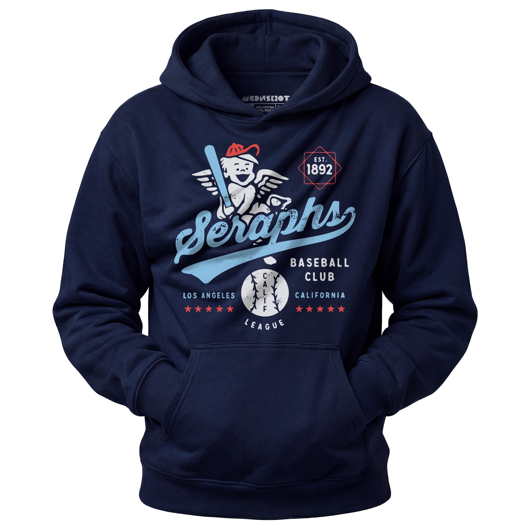 Los Angeles Seraphs - California - Vintage Defunct Baseball Teams - Unisex Hoodie