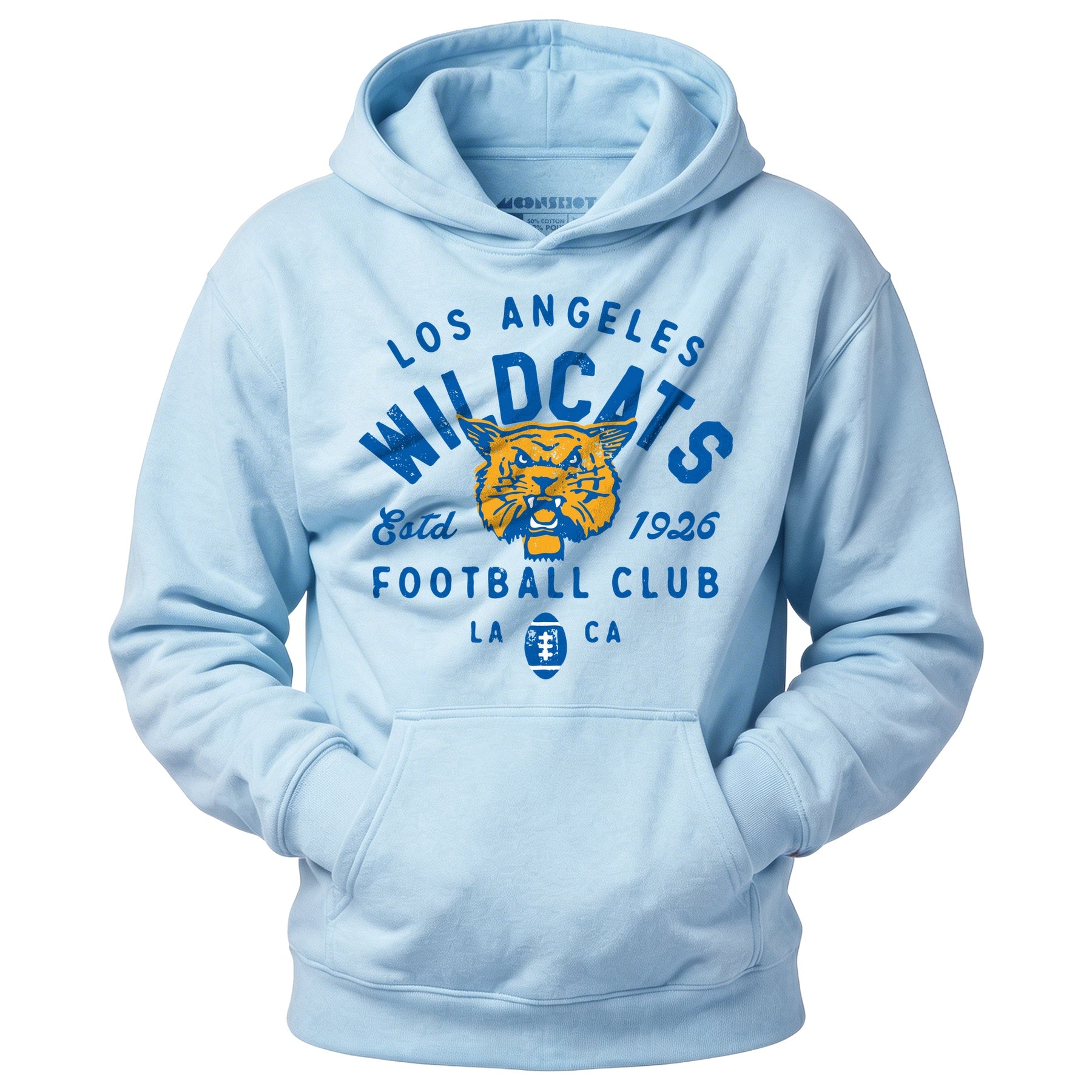 Los Angeles Wildcats - California - Vintage Defunct Football Teams - Unisex Hoodie
