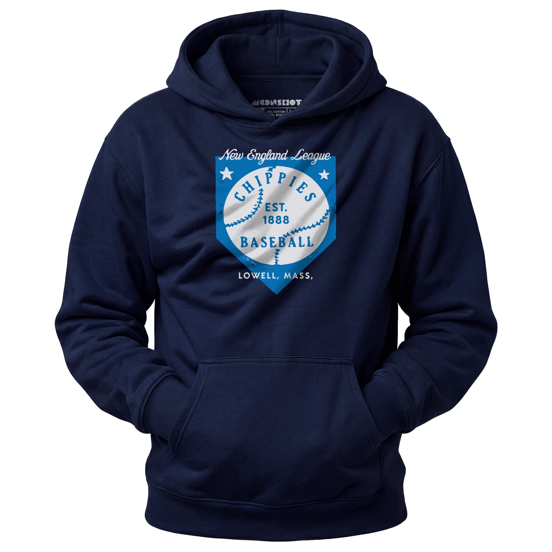 Lowell Chippies - Massachusetts - Vintage Defunct Baseball Teams - Unisex Hoodie