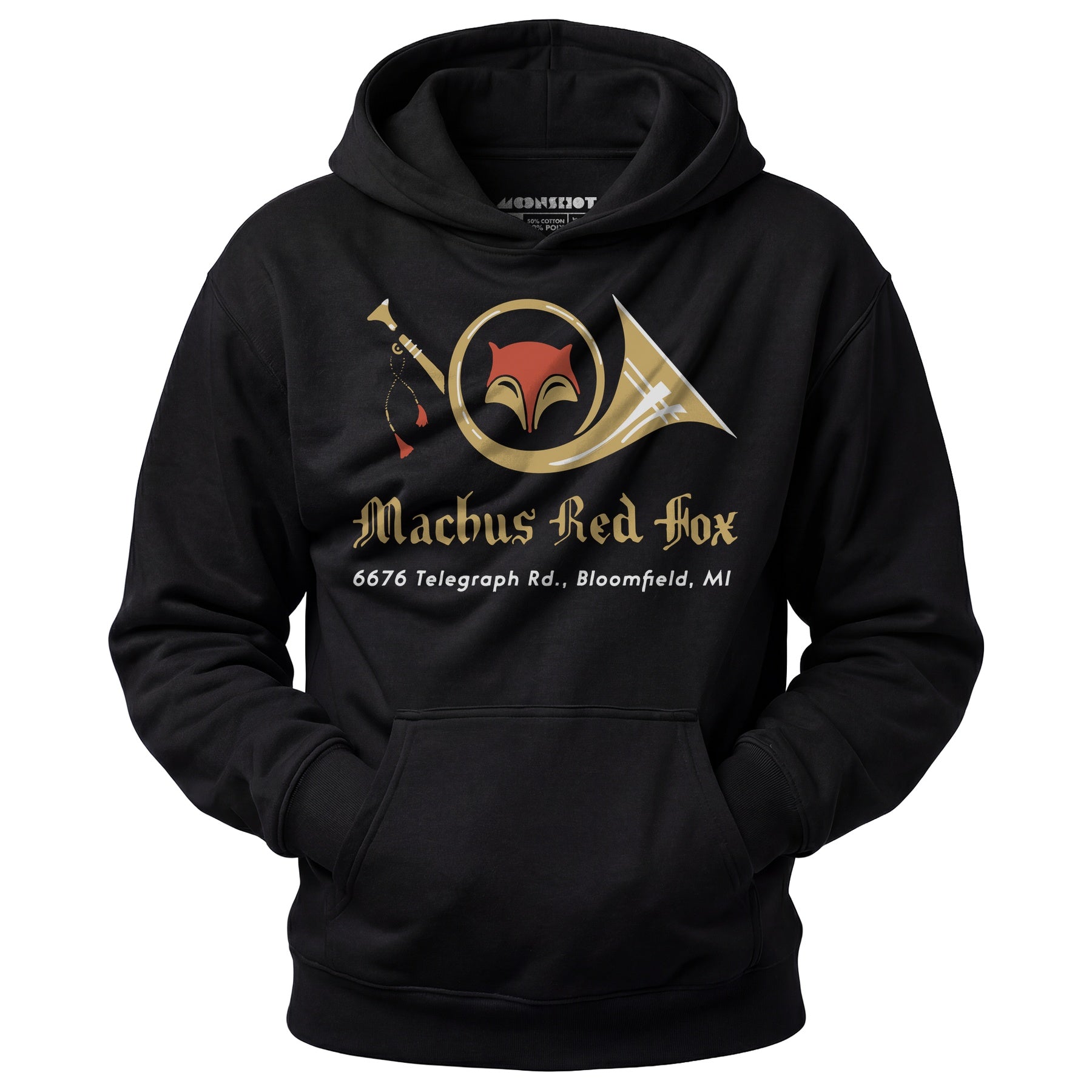 Machus Red Fox - Bloomfield, MI - Vintage Restaurant - Unisex Hoodie