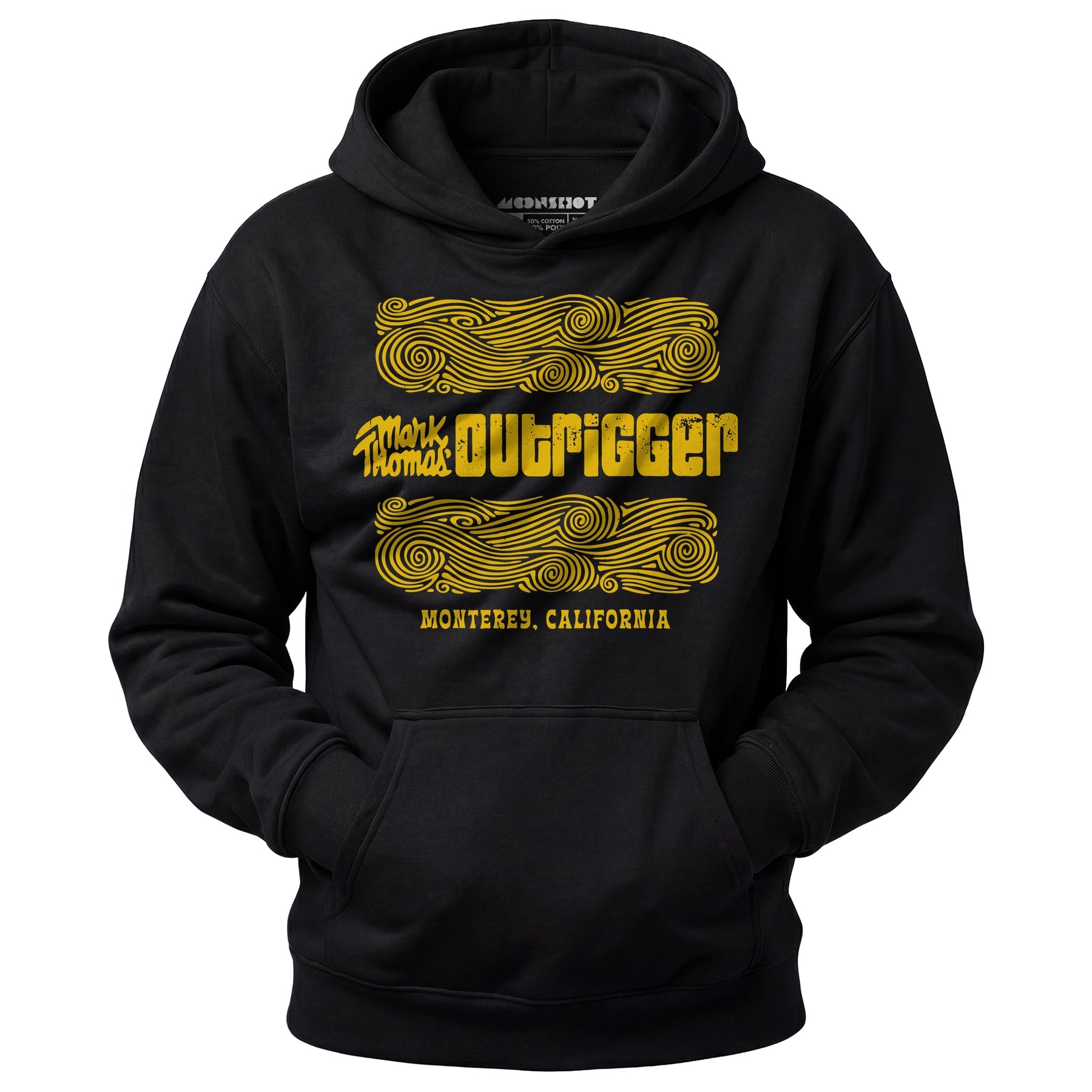 Mark Thomas Outrigger - Monterey, CA - Vintage Tiki Bar - Unisex Hoodie