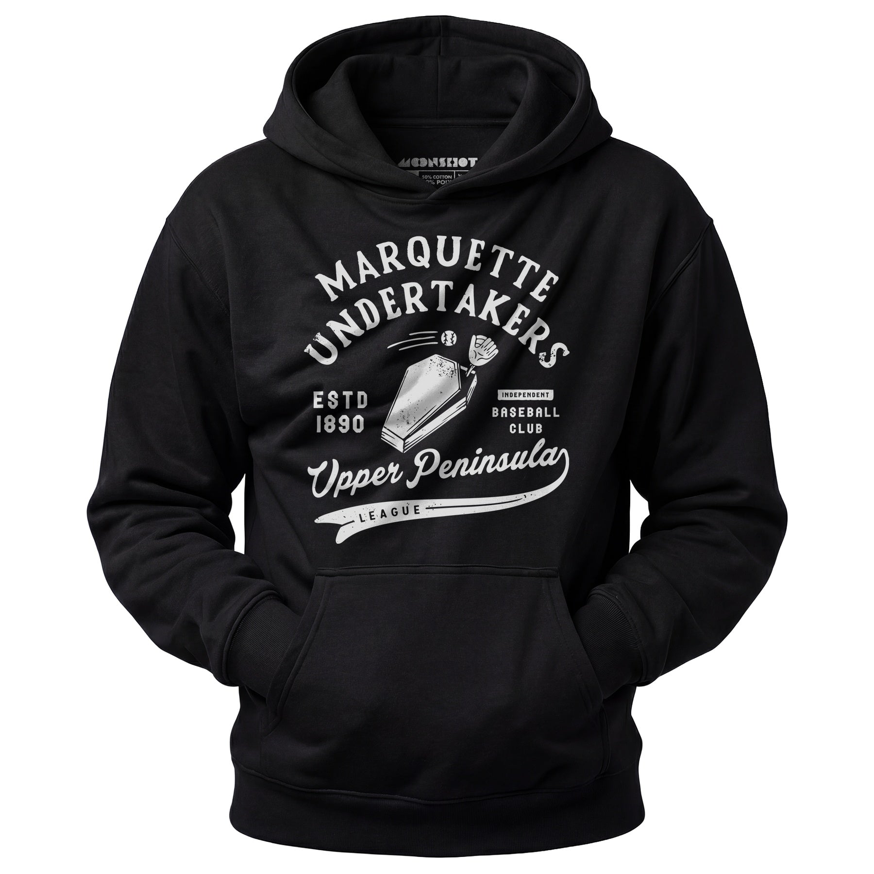 Marquette Undertakers - Michigan - Vintage Defunct Baseball Teams - Unisex Hoodie