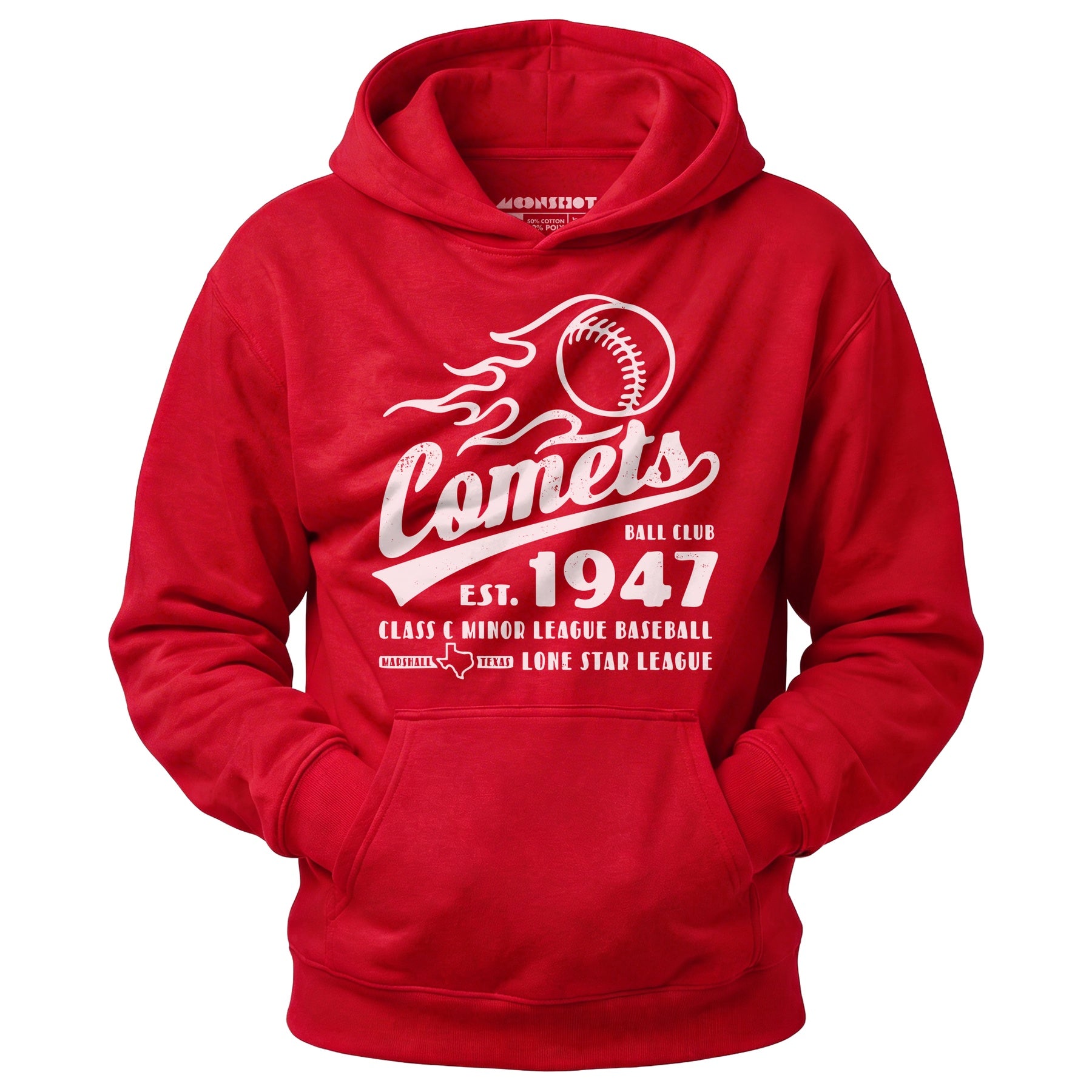 Marshall Comets - Texas - Vintage Defunct Baseball Teams - Unisex Hoodie