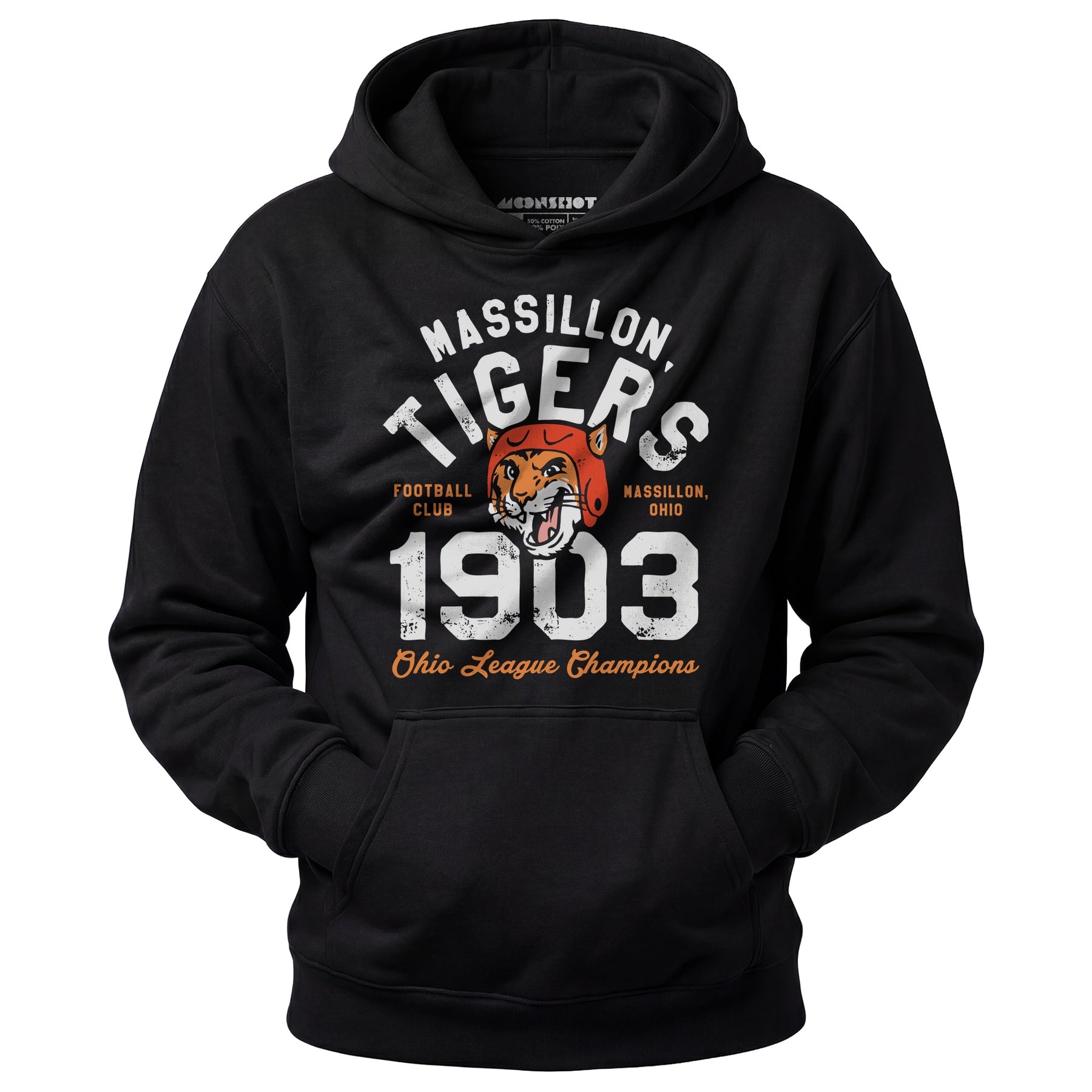 Massillon Tigers - Ohio - Vintage Defunct Football Teams - Unisex Hoodie
