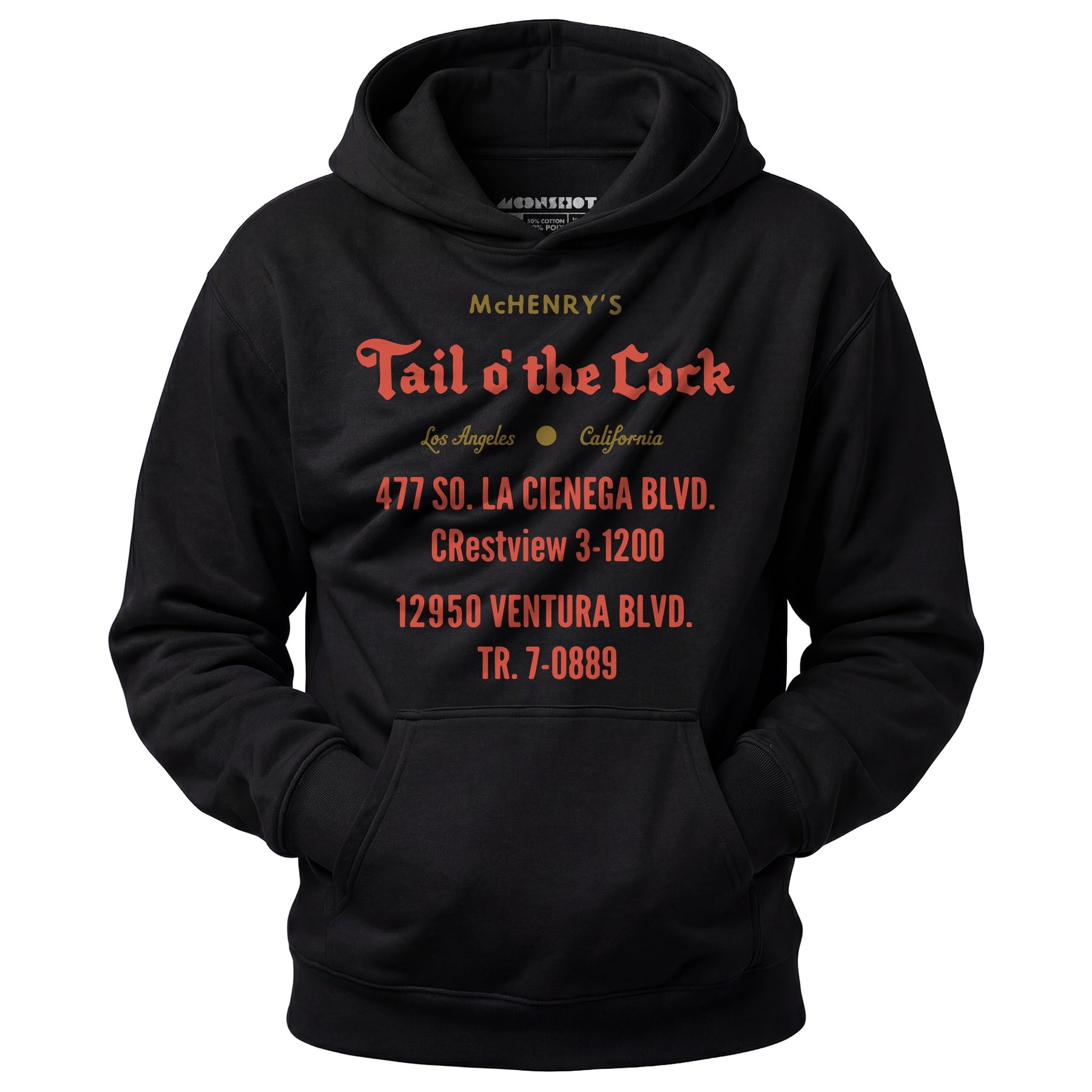 McHenry's Tail o' the Cock - Los Angeles, CA - Vintage Restaurant - Unisex Hoodie