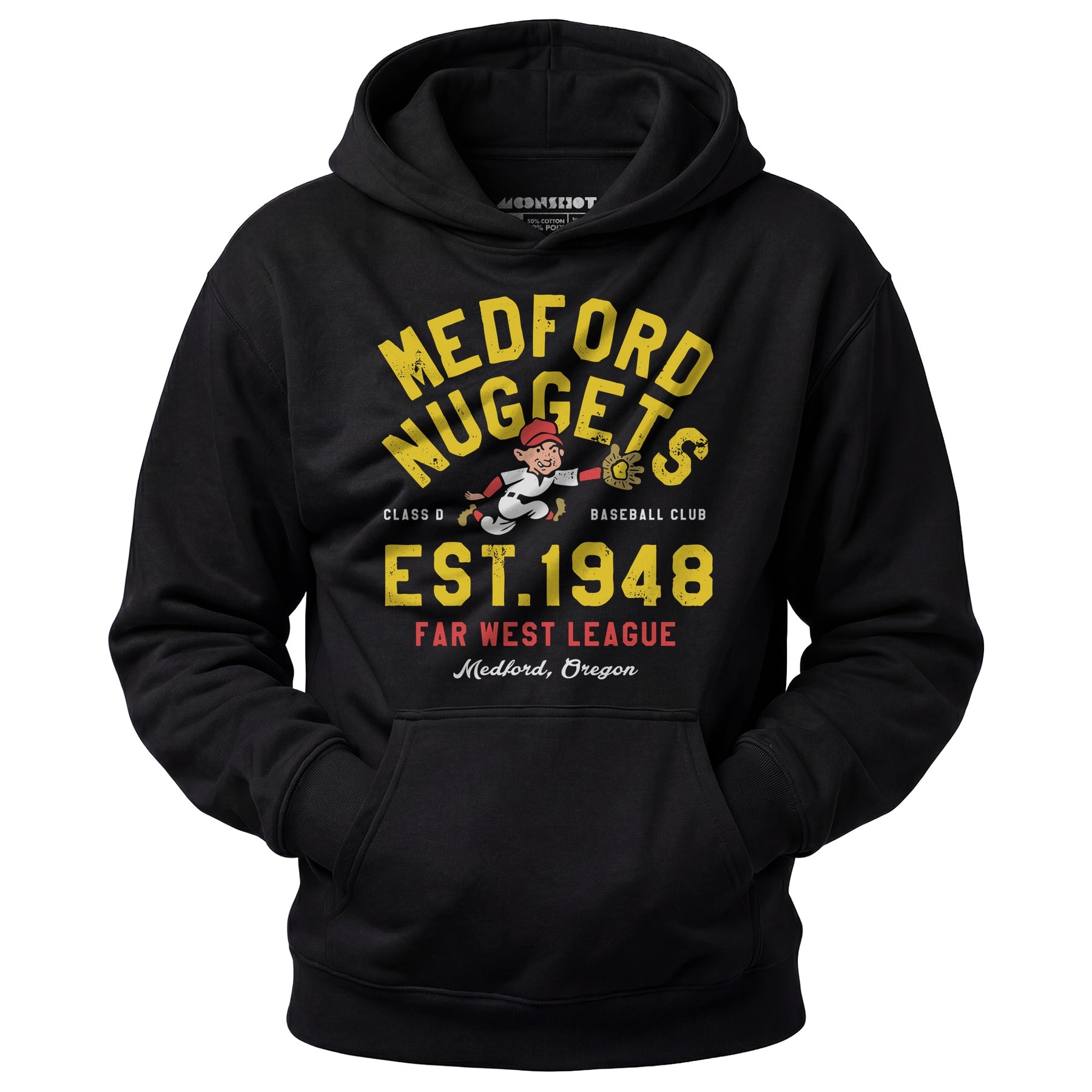 Medford Nuggets - Oregon - Vintage Defunct Baseball Teams - Unisex Hoodie
