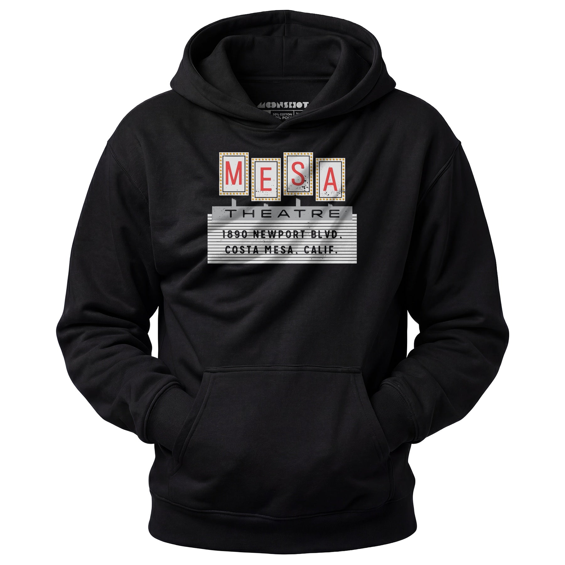 Mesa Theatre - Costa Mesa, CA - Vintage Movie Theatre - Unisex Hoodie
