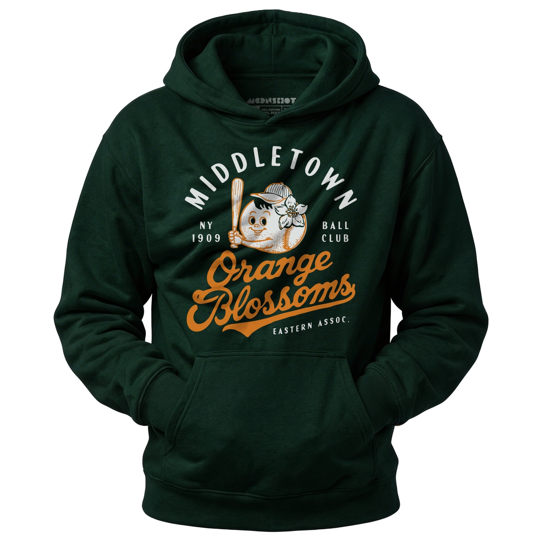 Middletown Orange Blossoms - New York - Vintage Defunct Baseball Teams - Unisex Hoodie