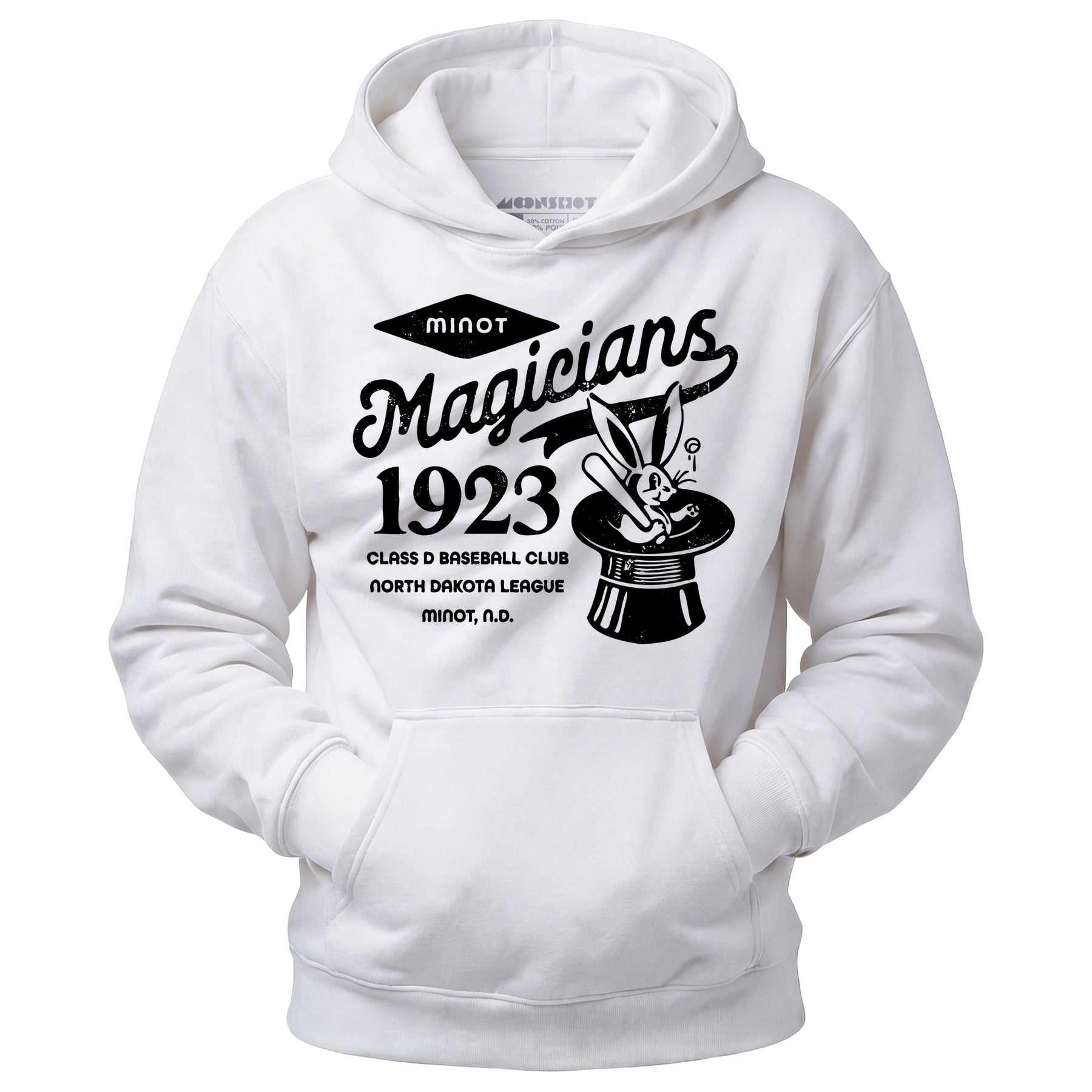 Minot Magicians - North Dakota - Vintage Defunct Baseball Teams - Unisex Hoodie