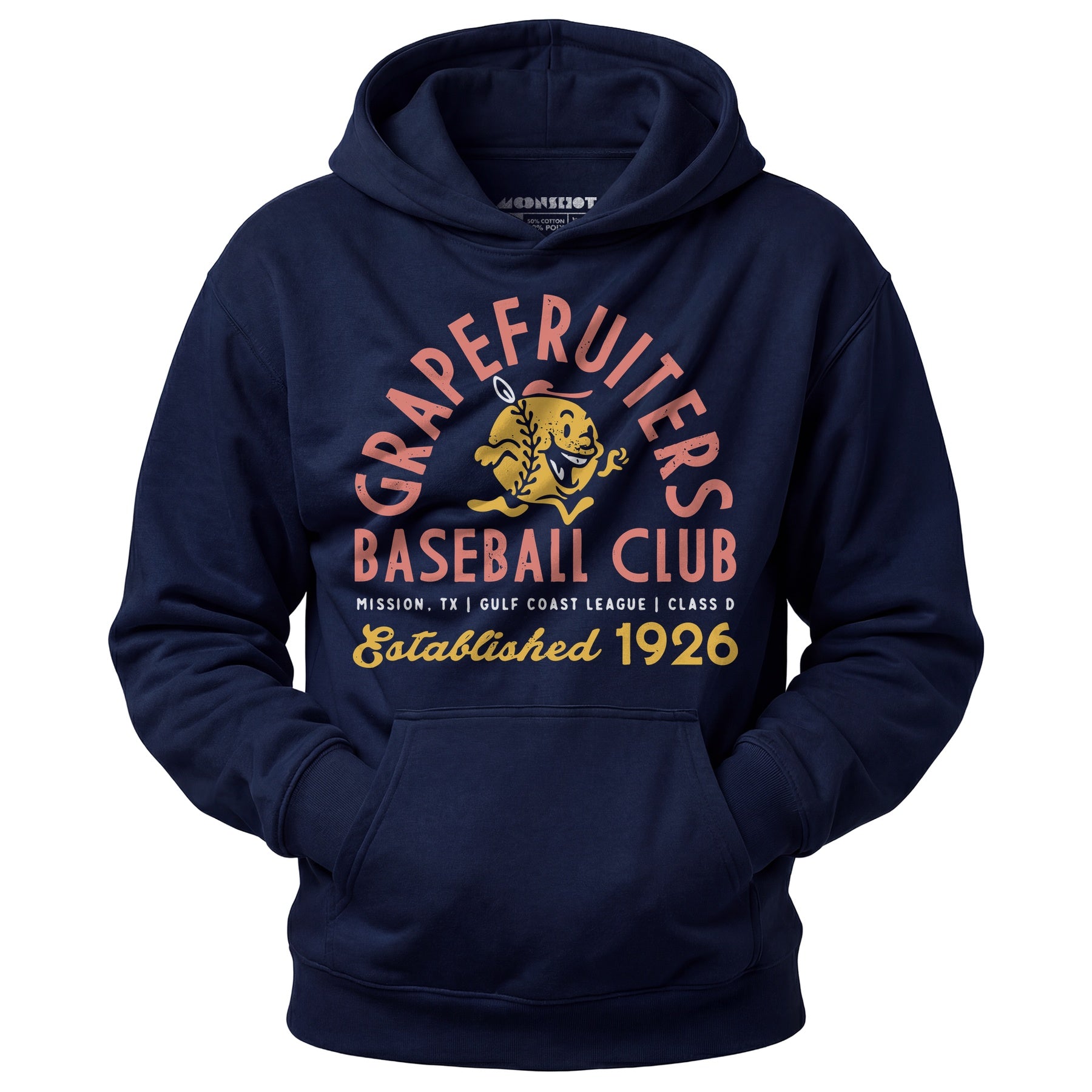Mission Grapefruiters - Texas - Vintage Defunct Baseball Teams - Unisex Hoodie