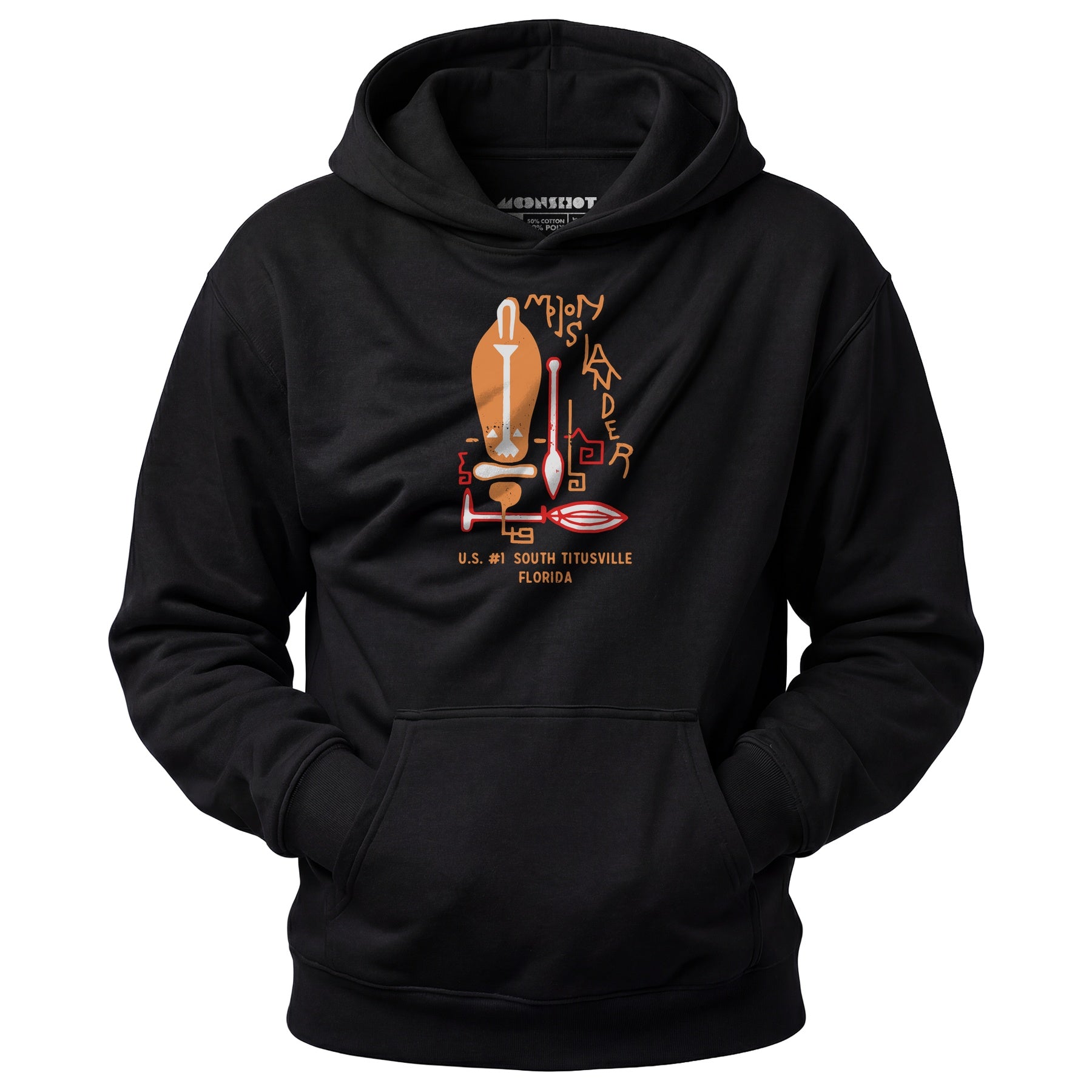 Moon Islander - Titusville, FL - Vintage Tiki Bar - Unisex Hoodie