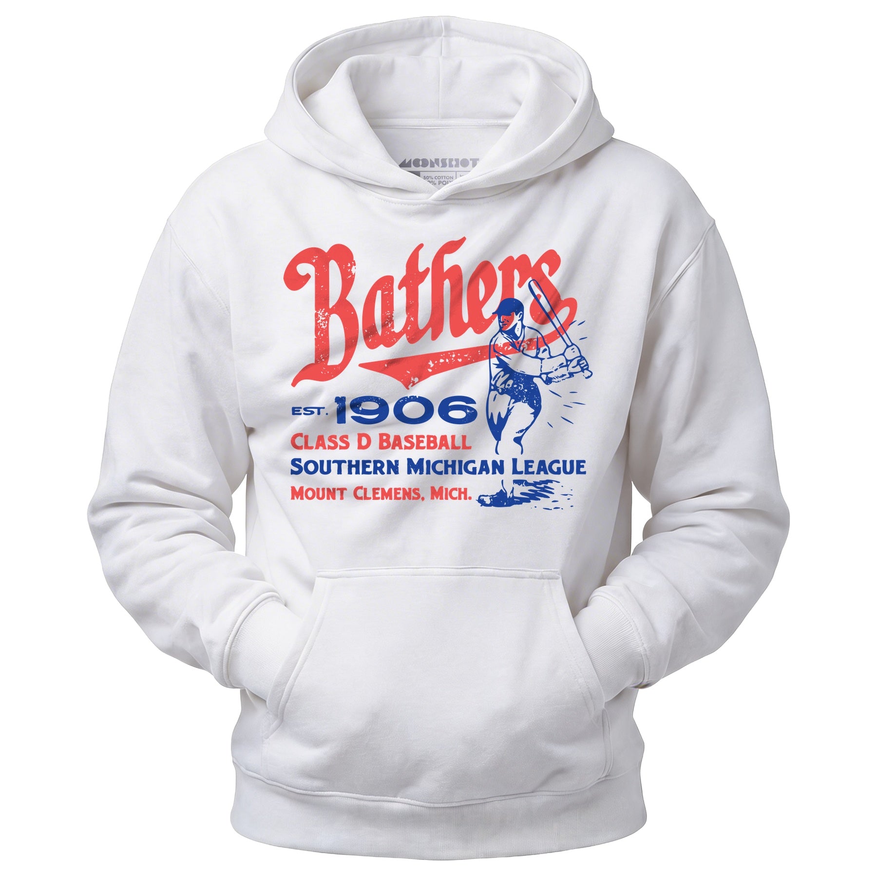 Mount Clemens Bathers - Michigan - Vintage Defunct Baseball Teams - Unisex Hoodie