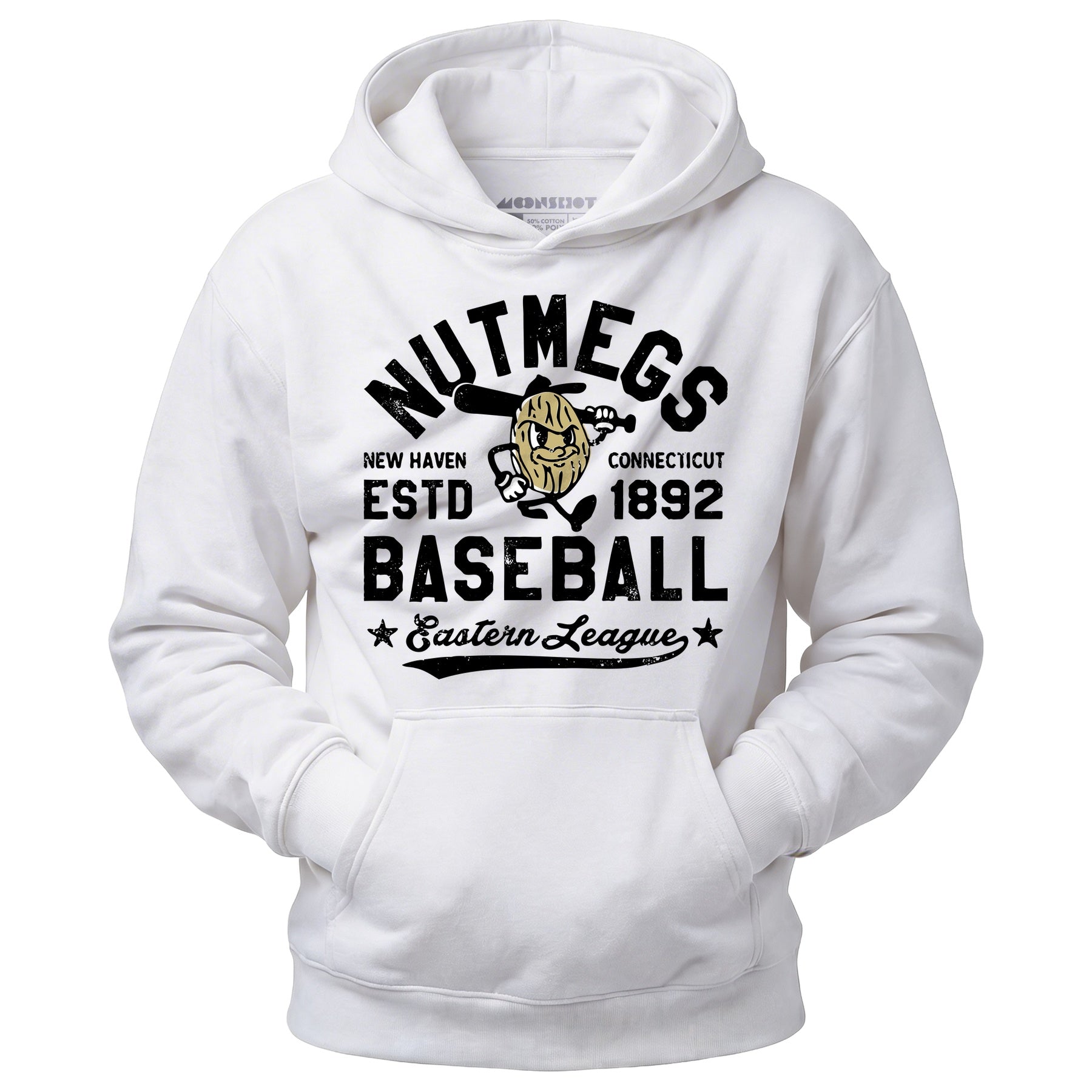 New Haven Nutmegs - Connecticut - Vintage Defunct Baseball Teams - Unisex Hoodie