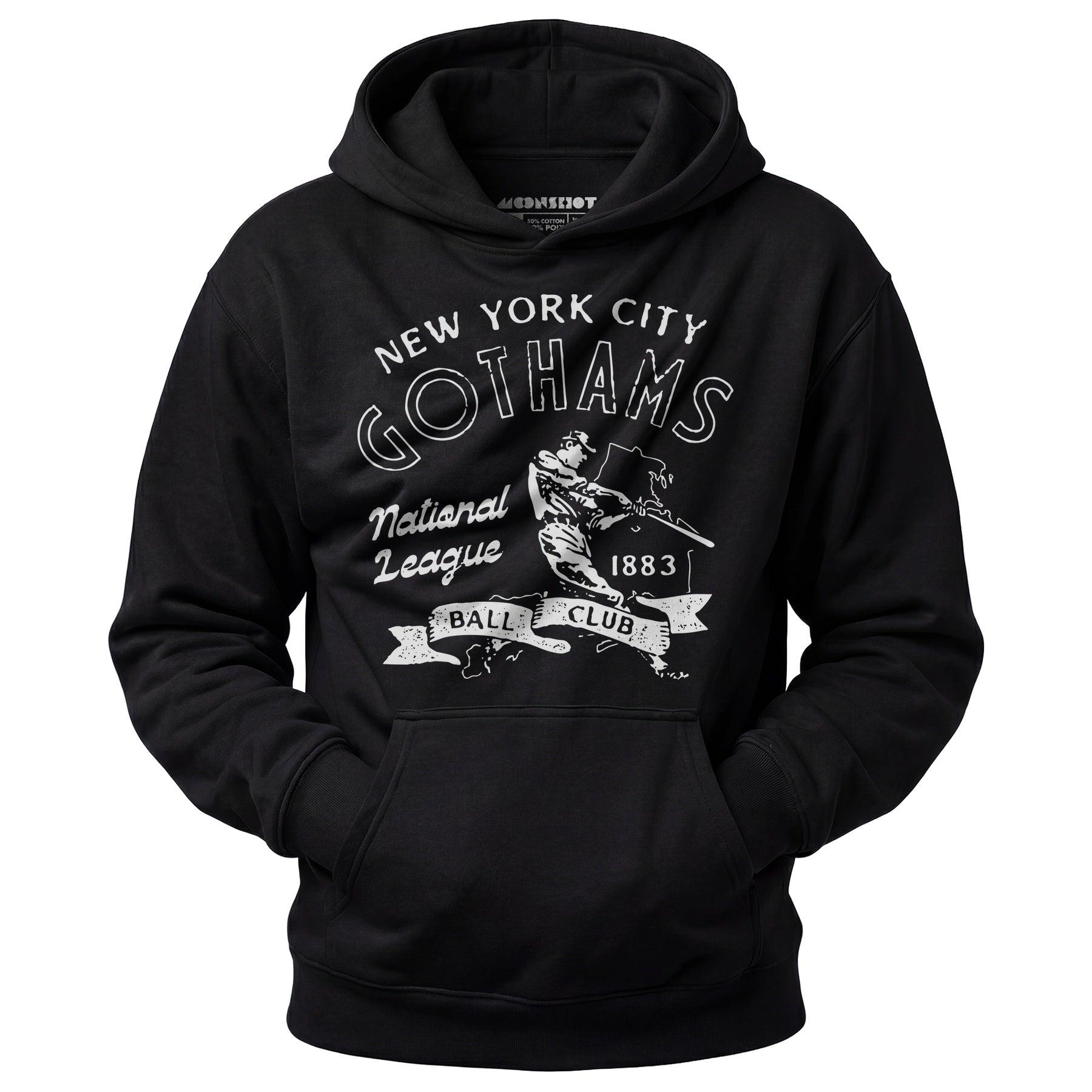 New York City Gothams - New York - Vintage Defunct Baseball Teams - Unisex Hoodie