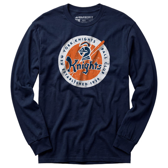 New York Knights Ball Club Patch - Long Sleeve T-Shirt