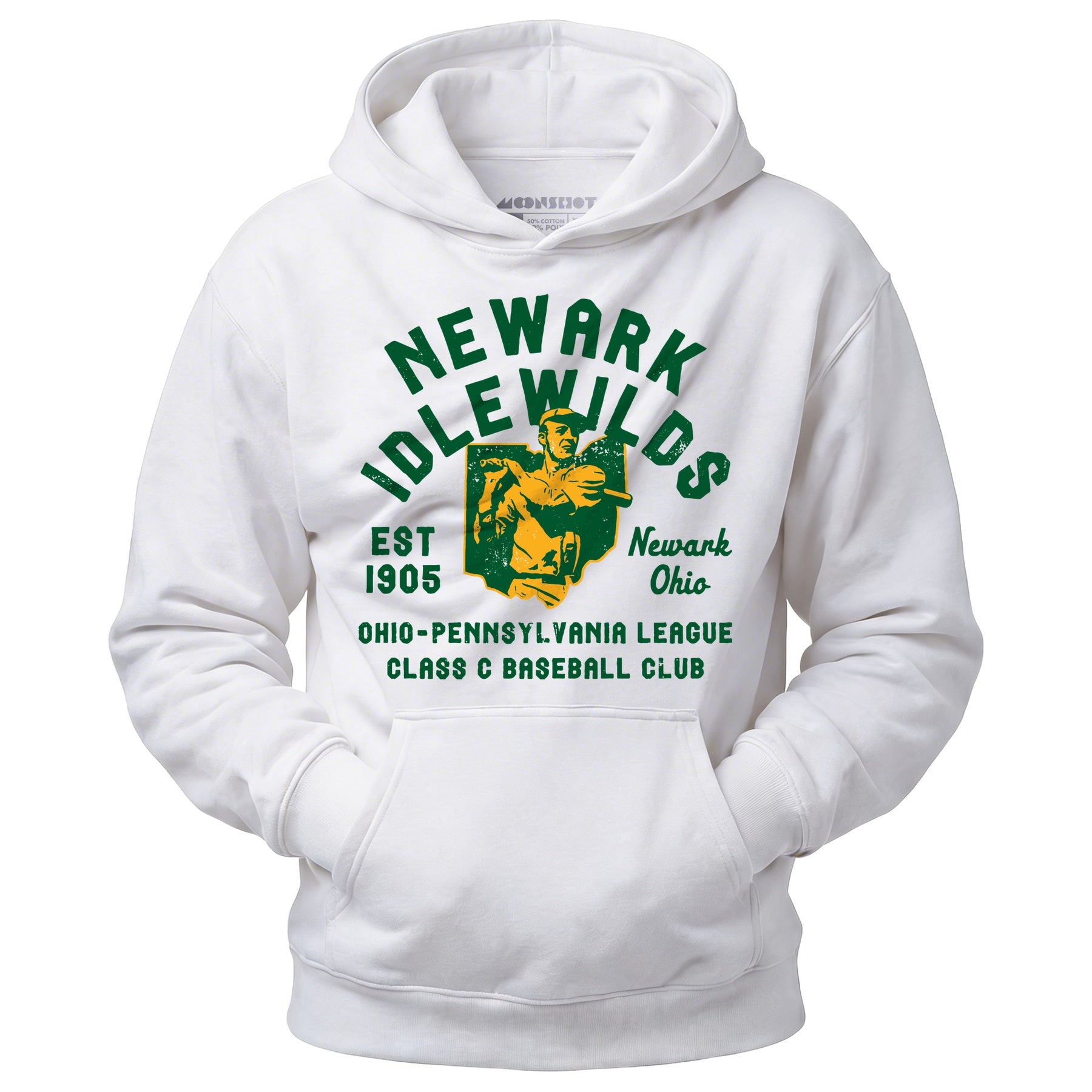Newark Idlewilds - Ohio - Vintage Defunct Baseball Teams - Unisex Hoodie