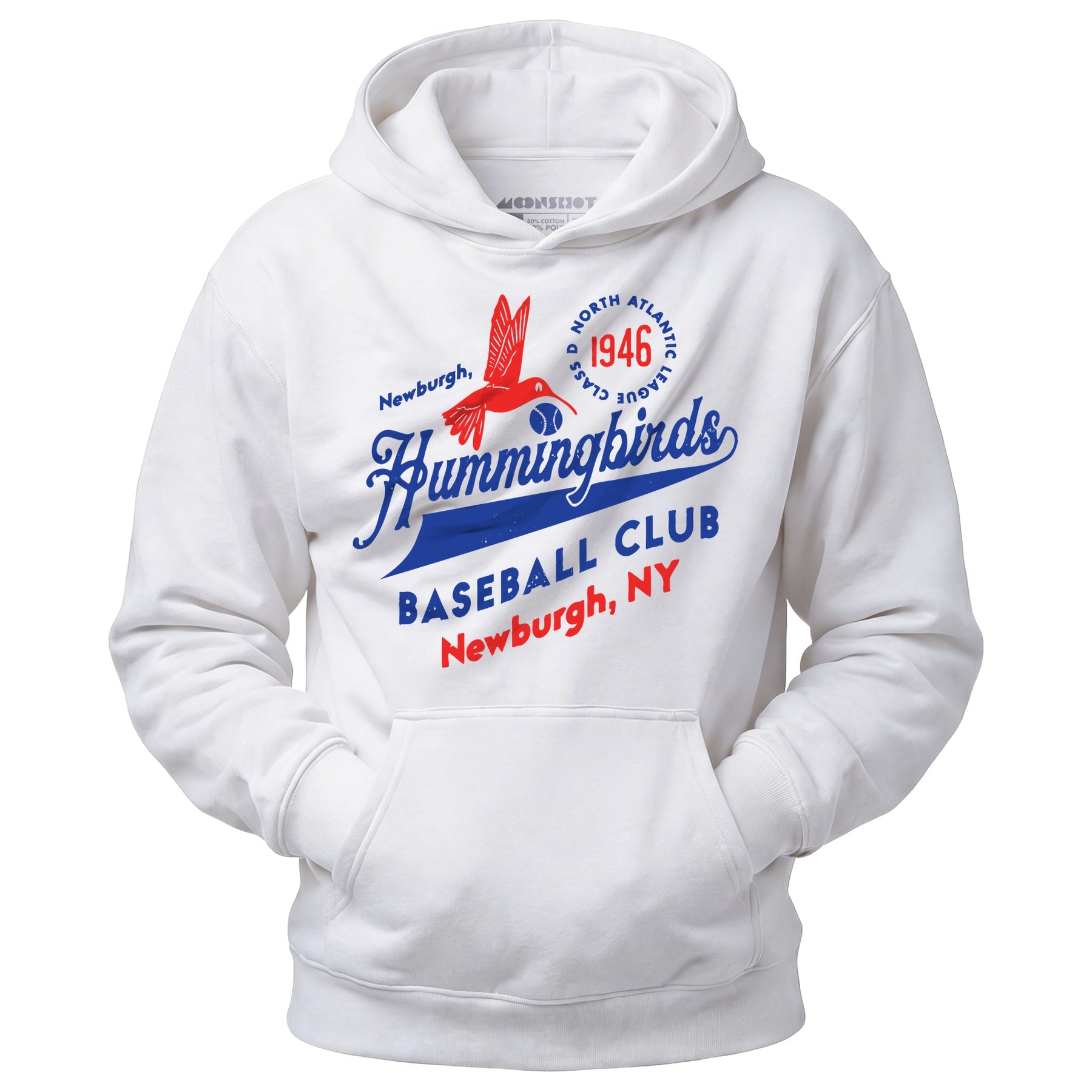 Newburgh Hummingbirds - New York - Vintage Defunct Baseball Teams - Unisex Hoodie