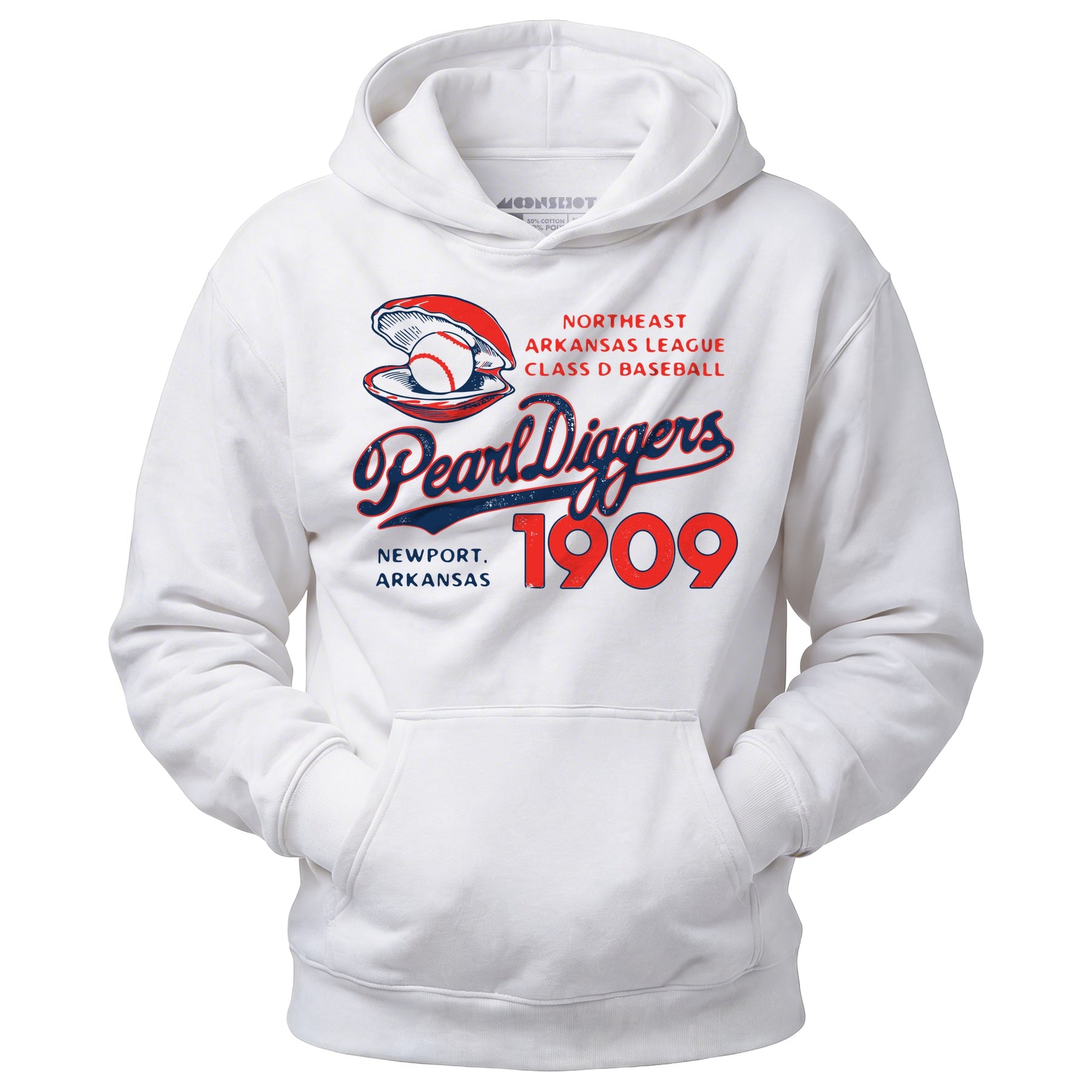 Newport Pearl Diggers - Arkansas - Vintage Defunct Baseball Teams - Unisex Hoodie