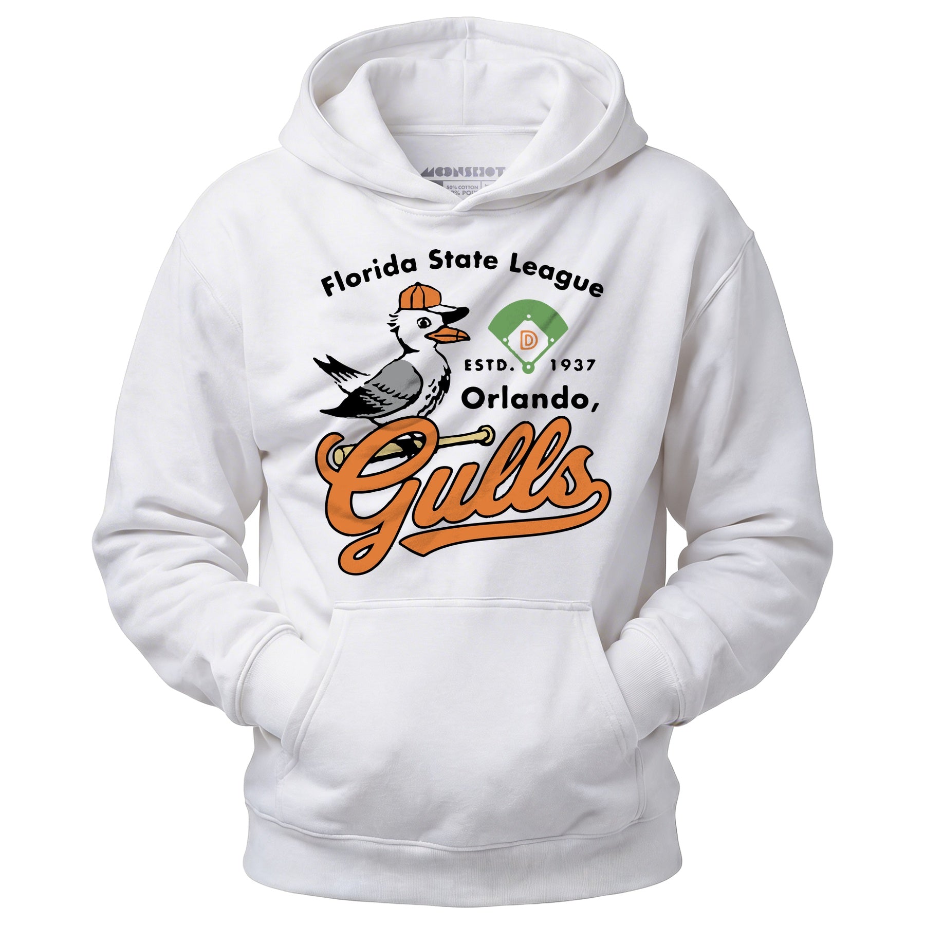 Orlando Gulls - Florida - Vintage Defunct Baseball Teams - Unisex Hoodie