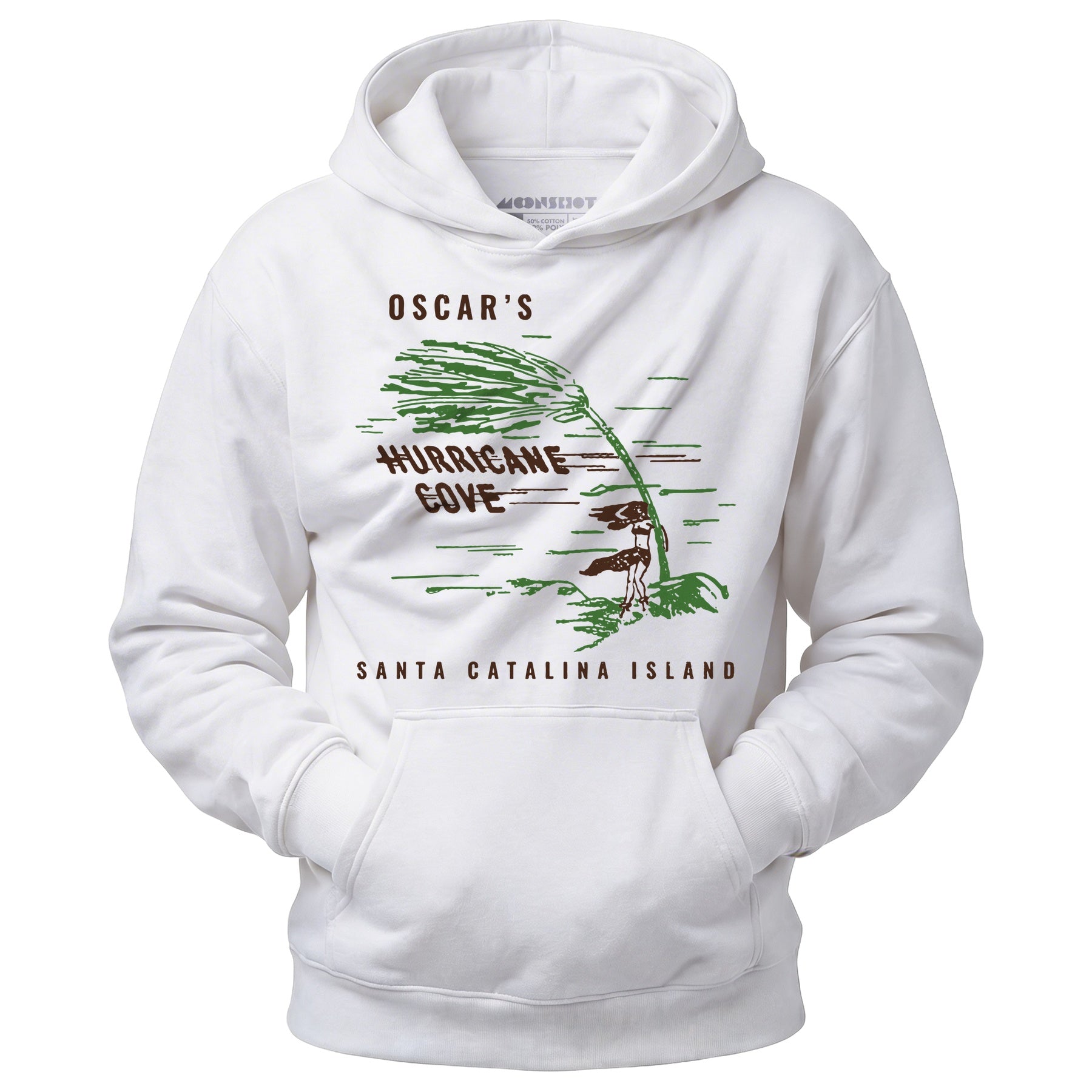 Oscar's Hurricane Cove - Catalina Island, CA - Vintage Tiki Bar - Unisex Hoodie