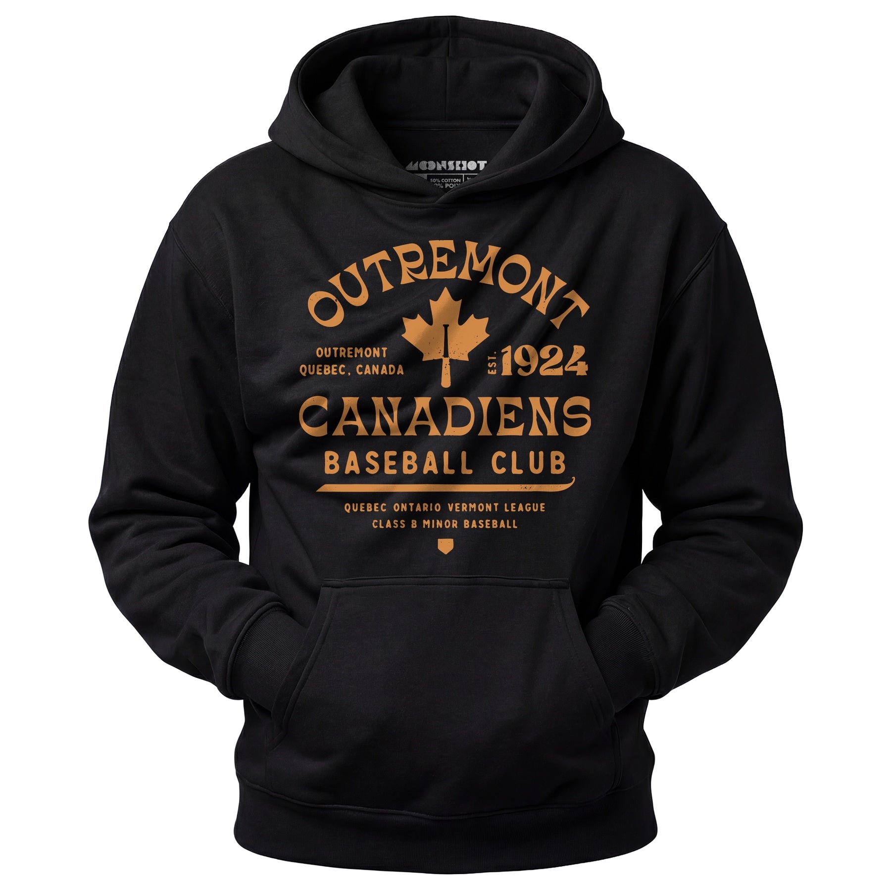Outremont Canadiens - Canada - Vintage Defunct Baseball Teams - Unisex Hoodie
