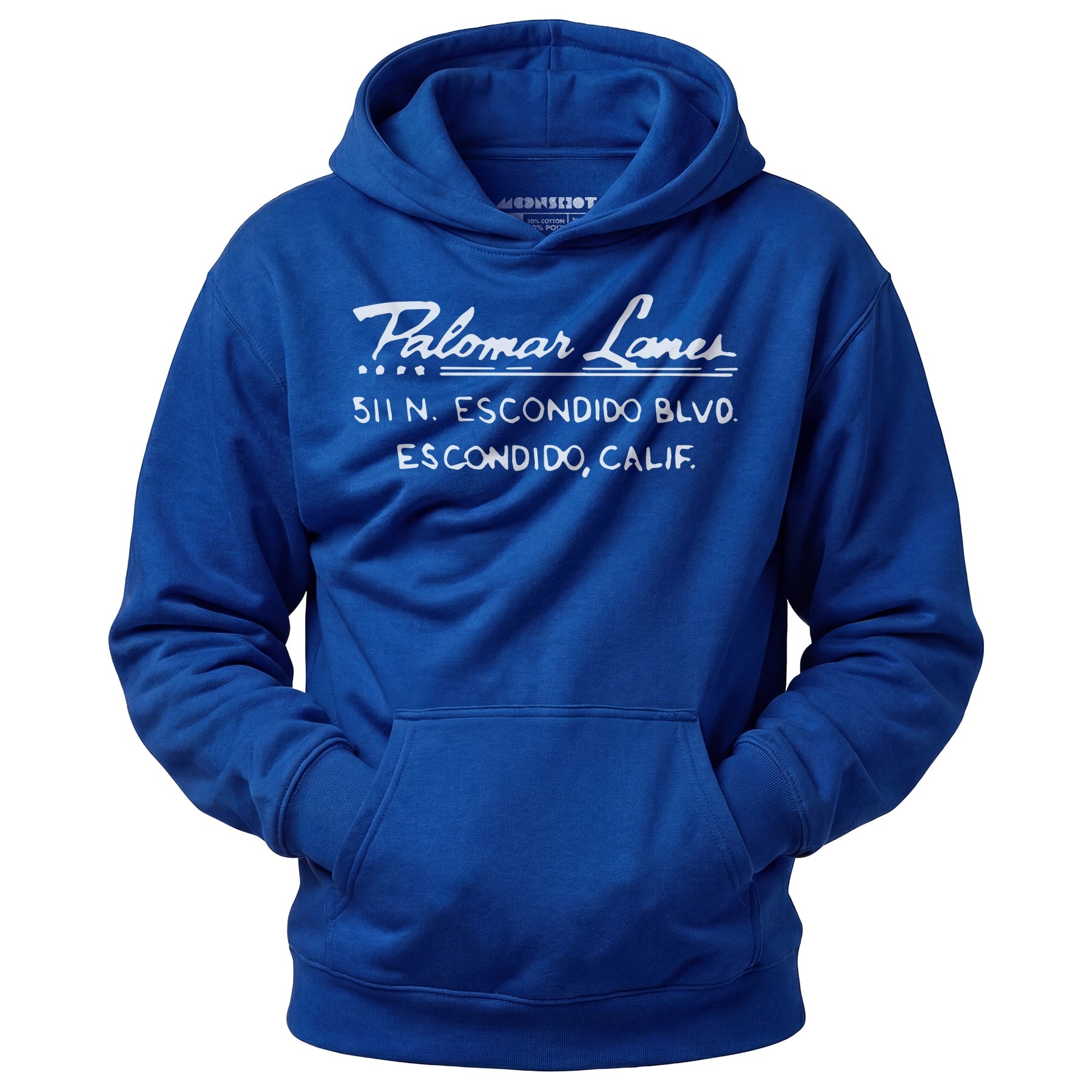 Palomar Lanes - Escondido, CA - Vintage Bowling Alley - Unisex Hoodie
