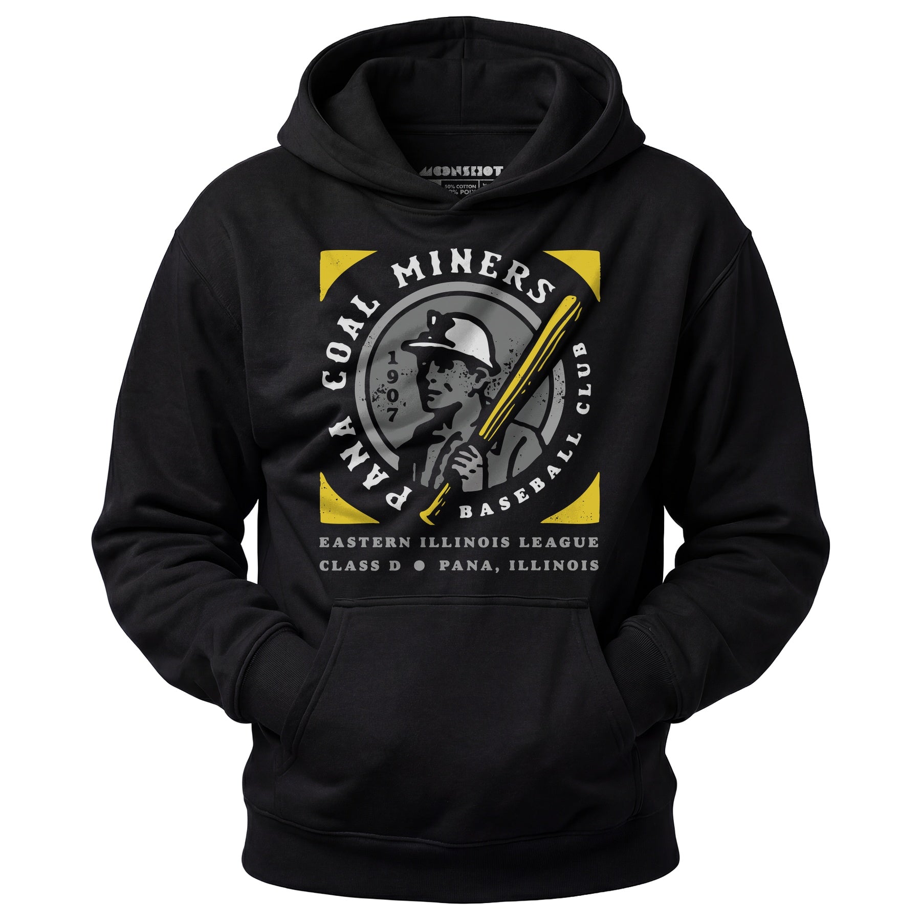 Pana Coal Miners - Illinois - Vintage Defunct Baseball Teams - Unisex Hoodie