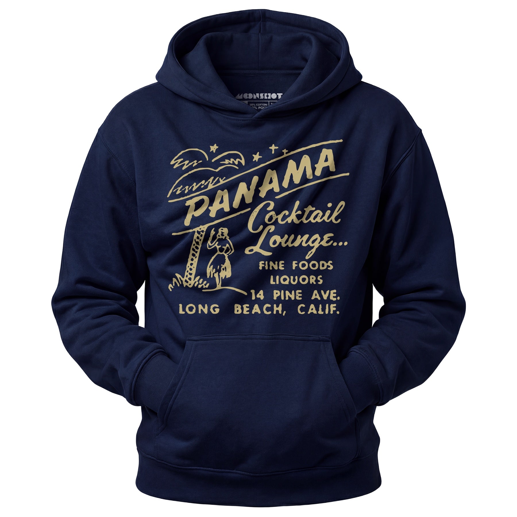 Panama Cocktail Lounge - Long Beach, CA - Vintage Tiki Bar - Unisex Hoodie