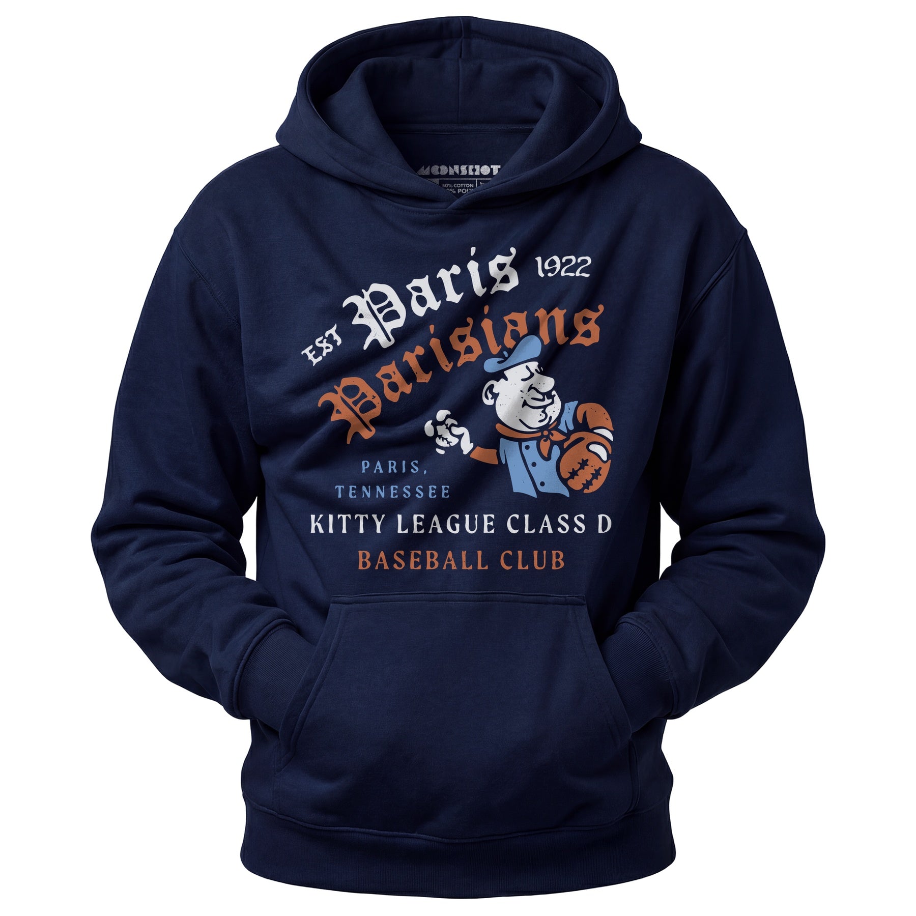 Paris Parisians - Tennessee - Vintage Defunct Baseball Teams - Unisex Hoodie