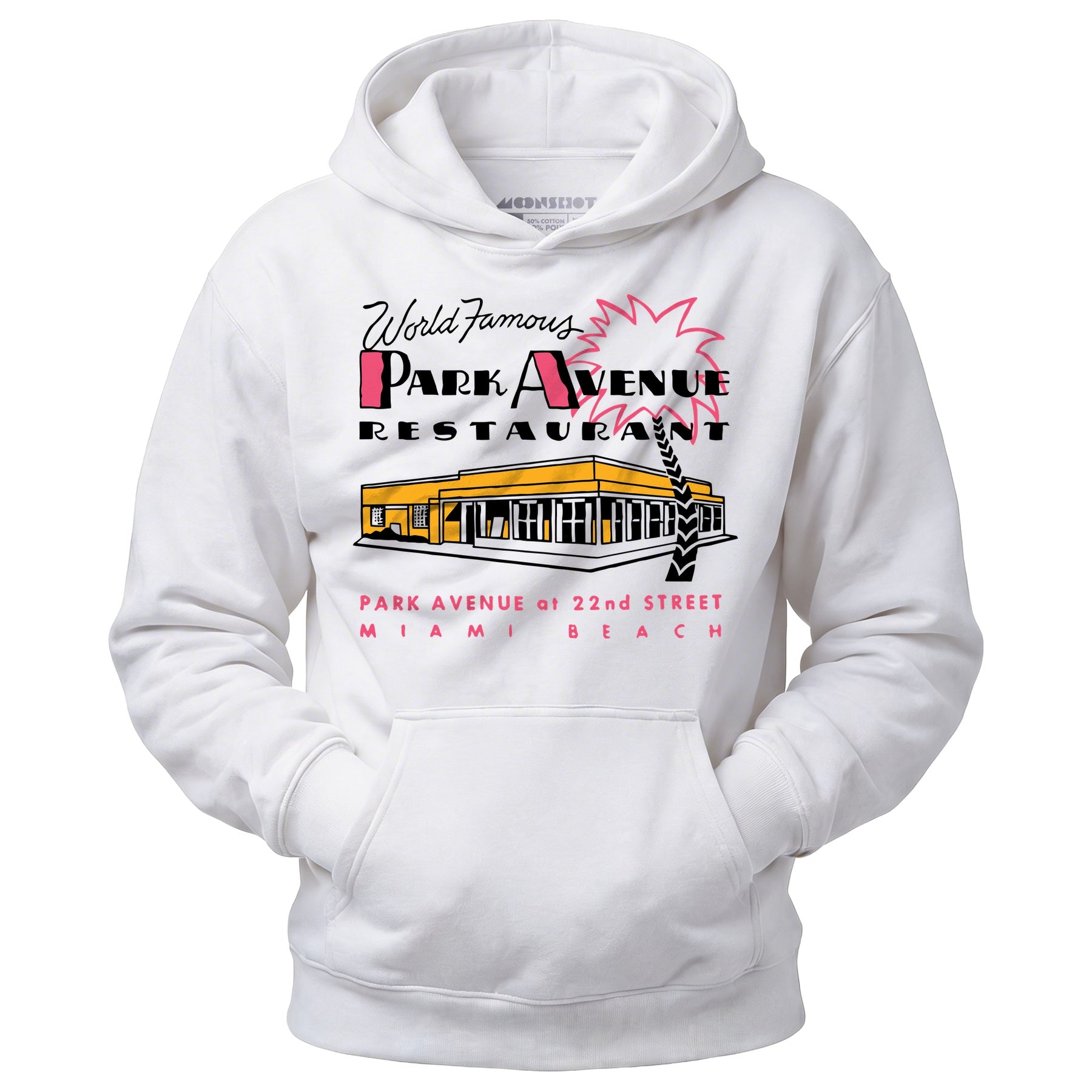 Park Avenue - Miami Beach, FL - Vintage Restaurant - Unisex Hoodie