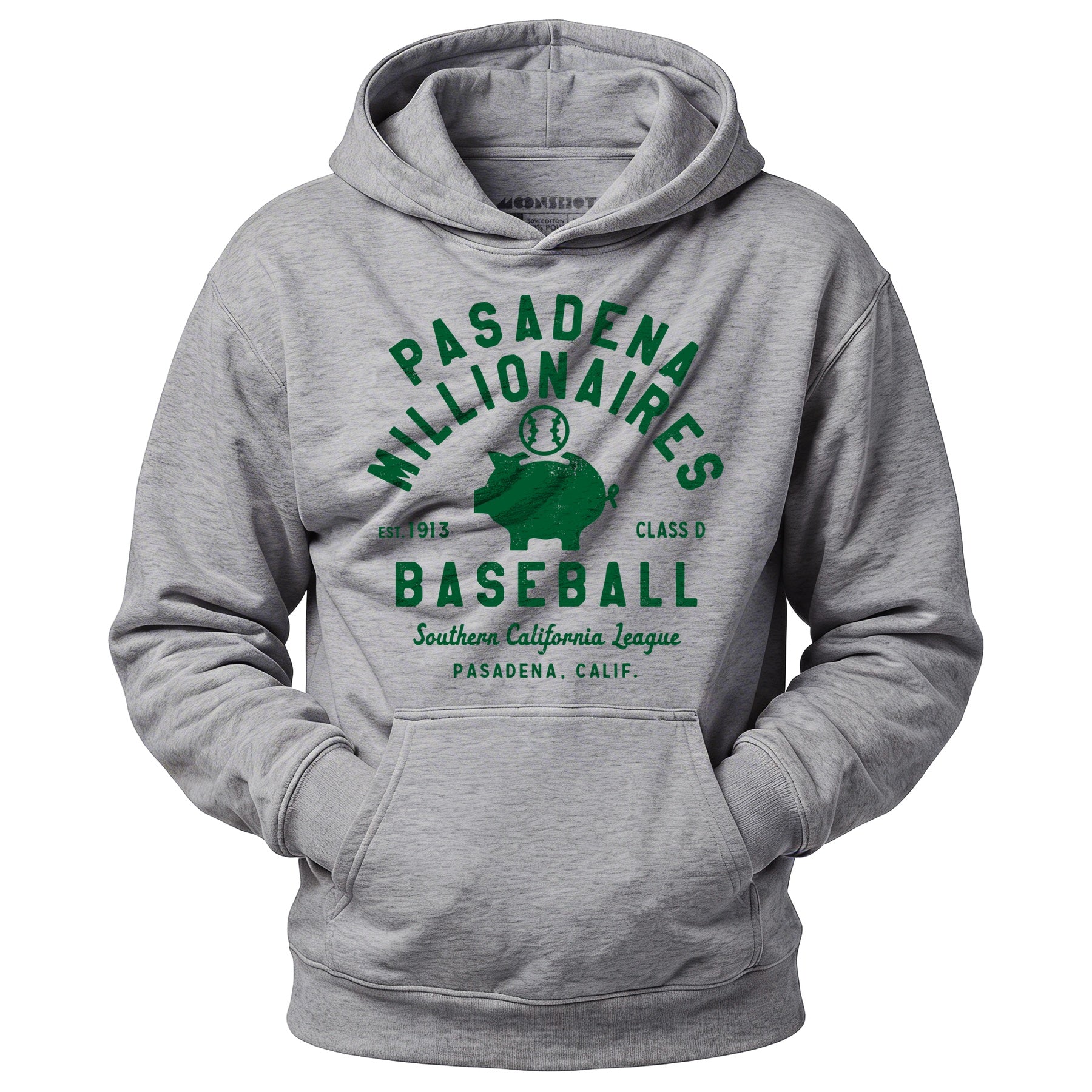 Pasadena Millionaires - California - Vintage Defunct Baseball Teams - Unisex Hoodie