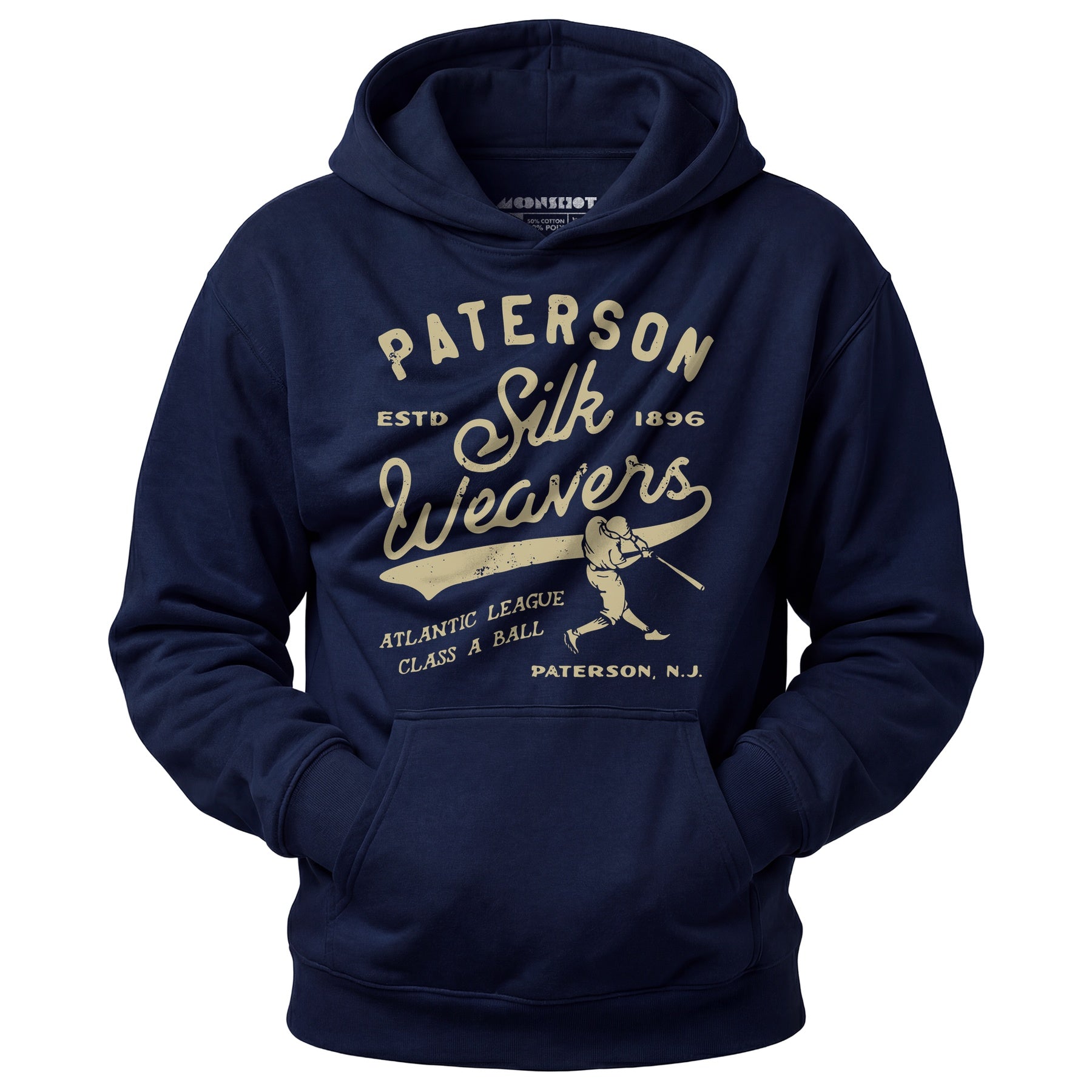 Paterson Silk Weavers - New Jersey - Vintage Defunct Baseball Teams - Unisex Hoodie