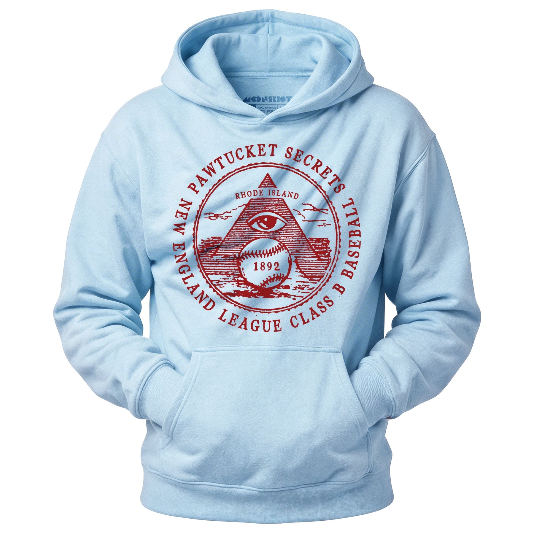 Pawtucket Secrets - Rhode Island - Vintage Defunct Baseball Teams - Unisex Hoodie