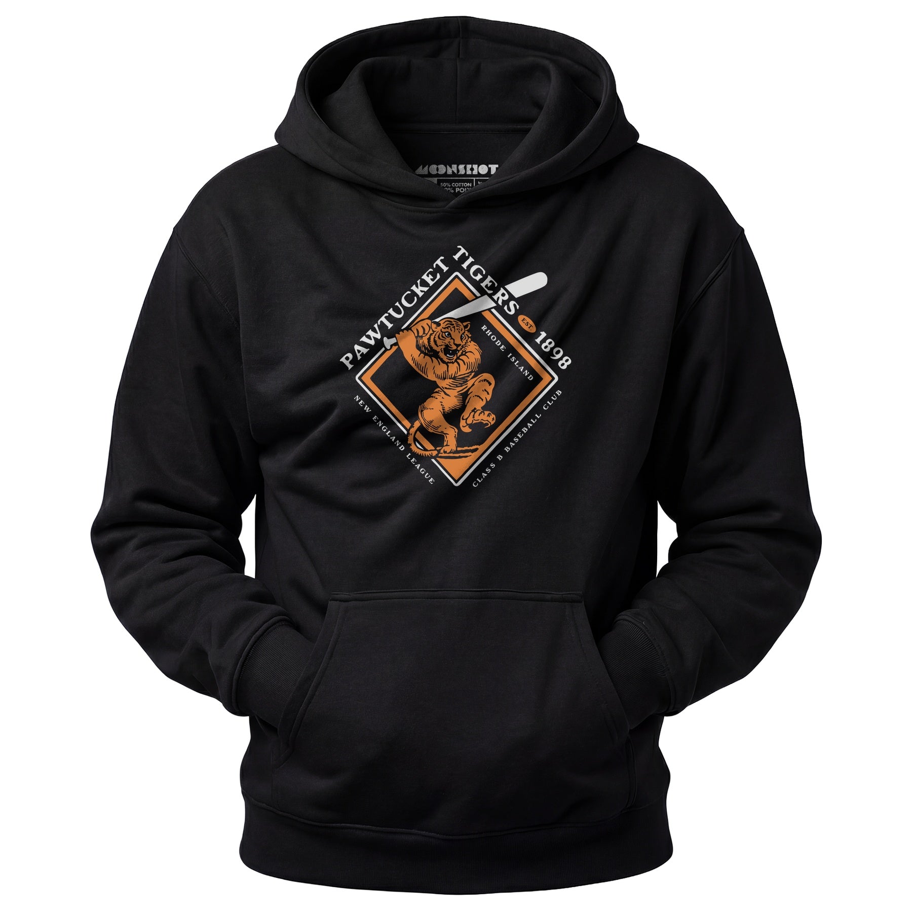 Pawtucket Tigers - Rhode Island - Vintage Defunct Baseball Teams - Unisex Hoodie