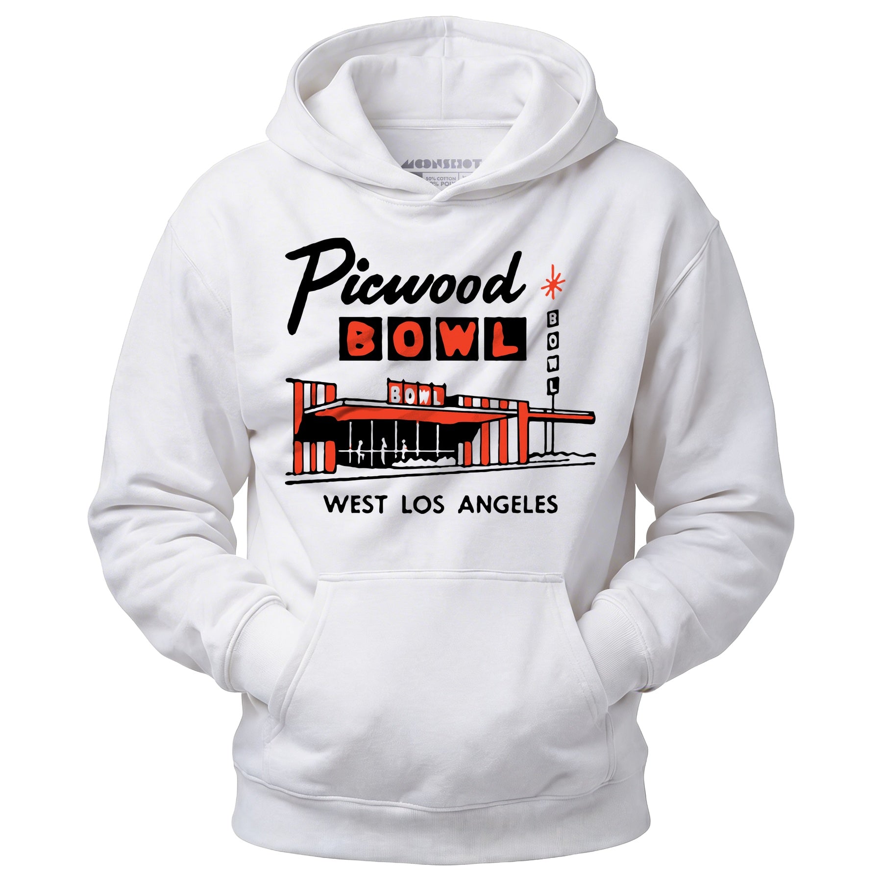 Picwood Bowl - Los Angeles, CA - Vintage Bowling Alley - Unisex Hoodie