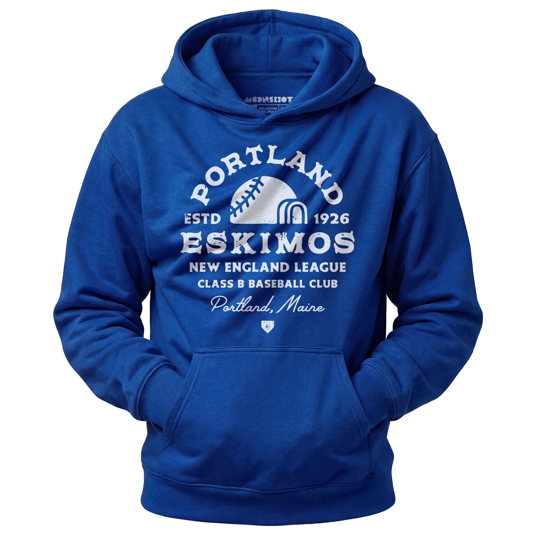 Portland Eskimos - Maine - Vintage Defunct Baseball Teams - Unisex Hoodie