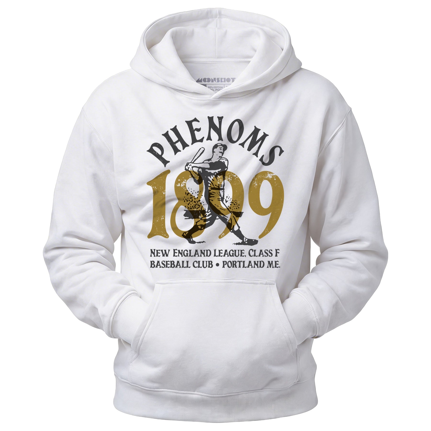 Portland Phenoms - Maine - Vintage Defunct Baseball Teams - Unisex Hoodie