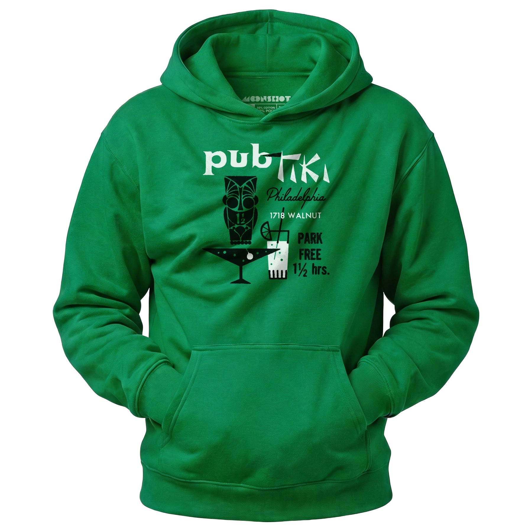 Pub Tiki - Philadelphia, PA - Vintage Tiki Bar - Unisex Hoodie
