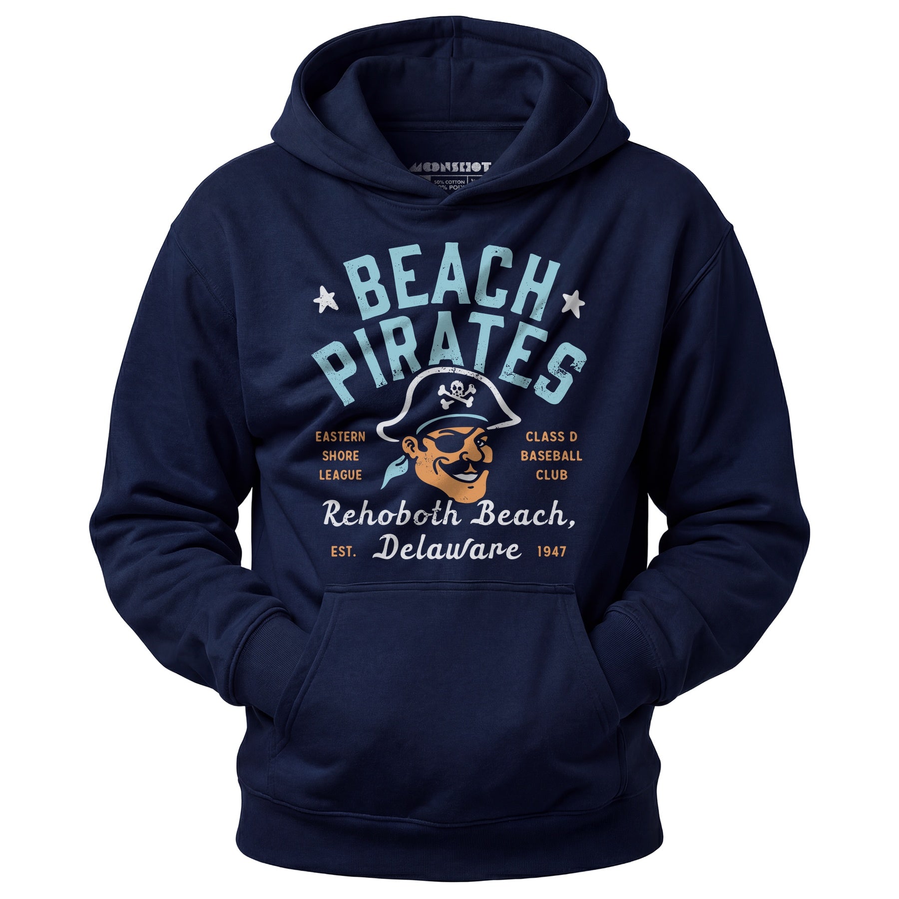 Rehoboth Beach Pirates - Delaware - Vintage Defunct Baseball Teams - Unisex Hoodie