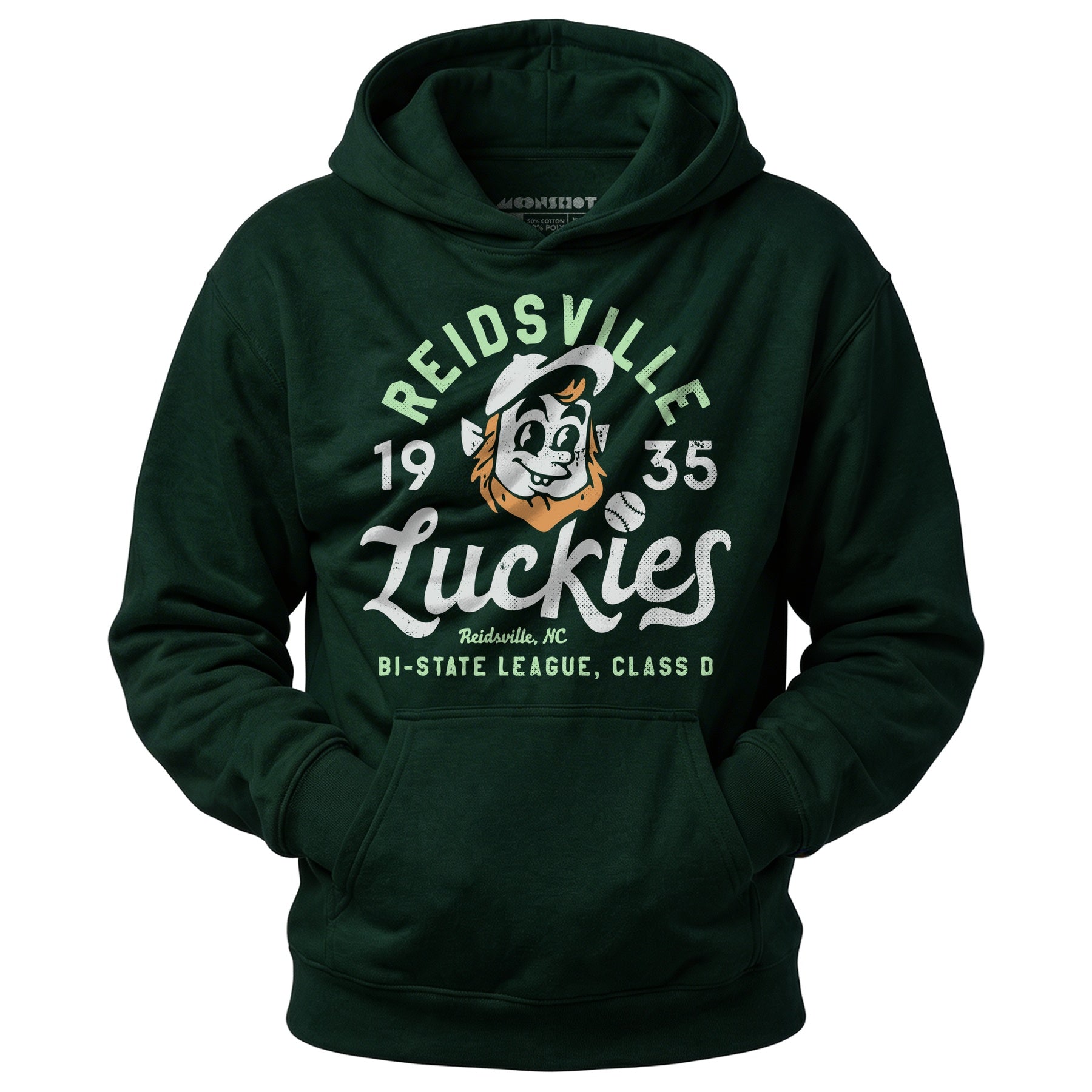 Reidsville Luckies - North Carolina - Vintage Defunct Baseball Teams - Unisex Hoodie