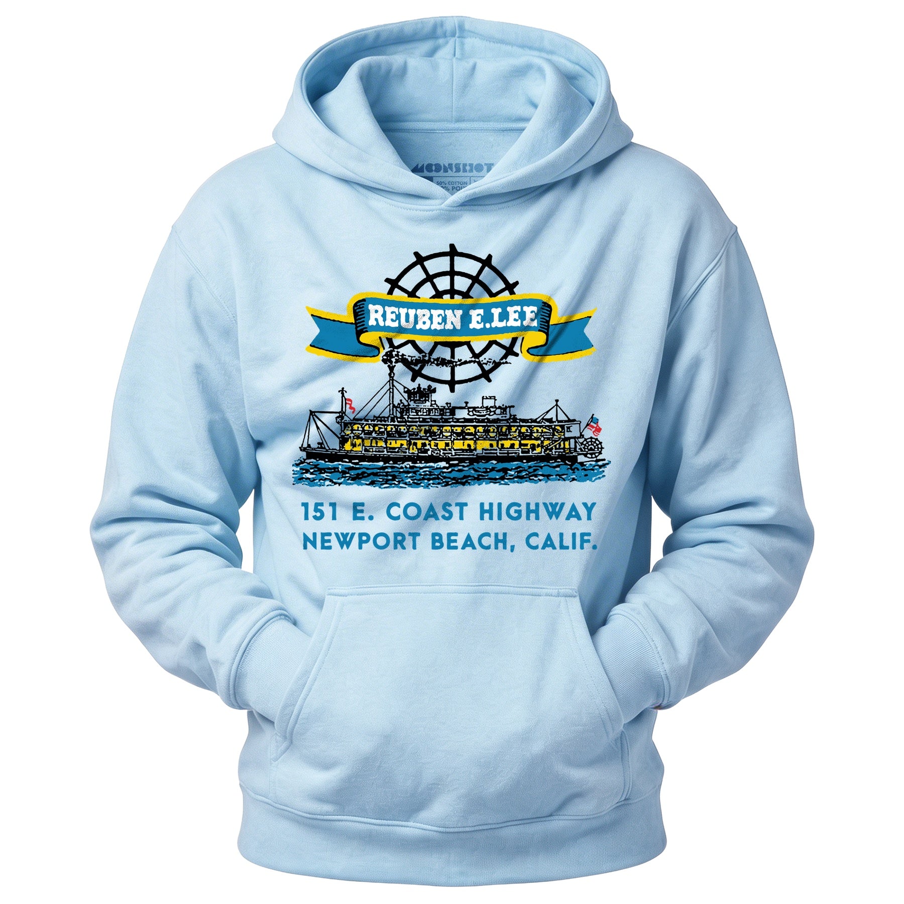 Reuben E. Lee - Newport Beach, CA - Vintage Restaurant - Unisex Hoodie